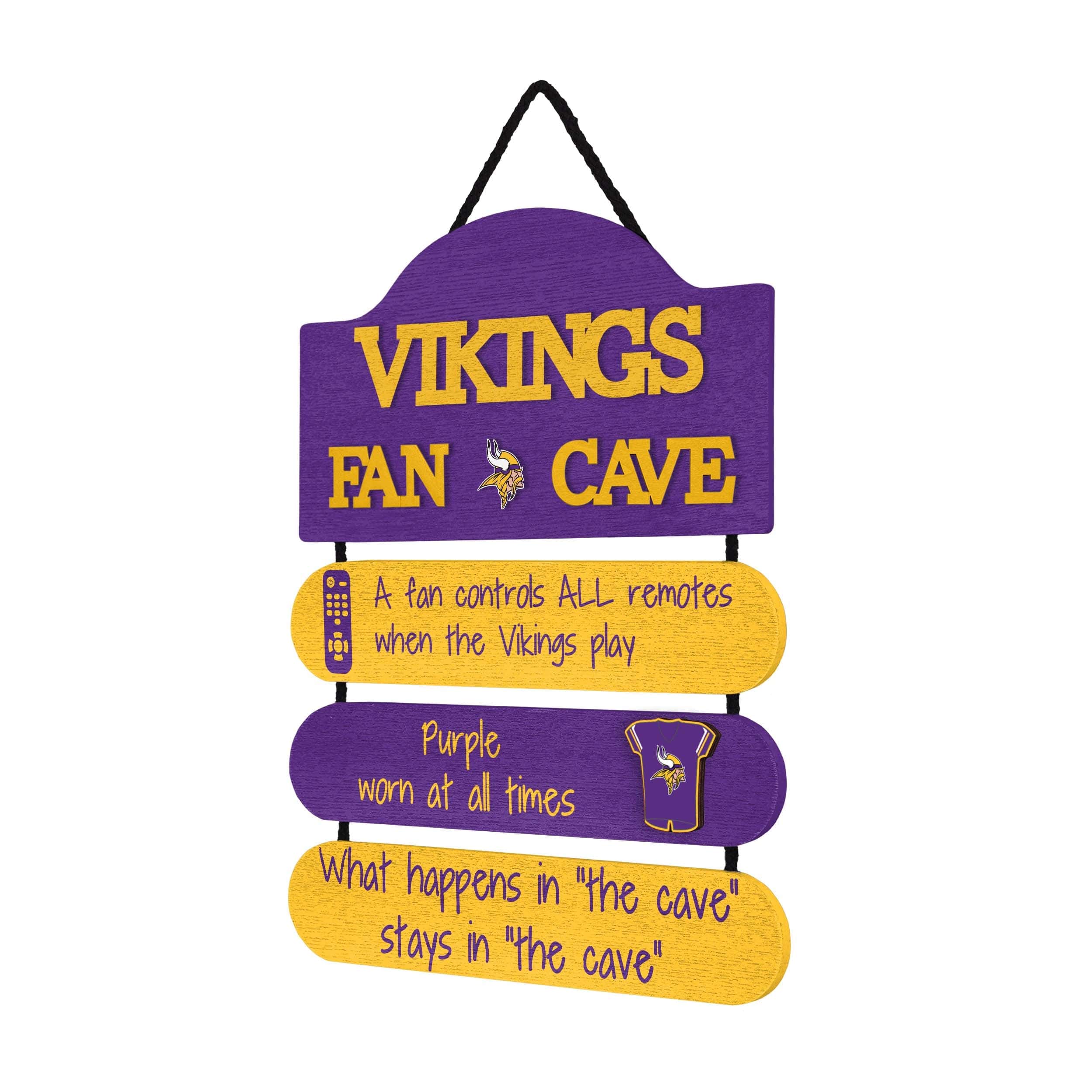 Minnesota Vikings NFL Fancave Sign - Image 2