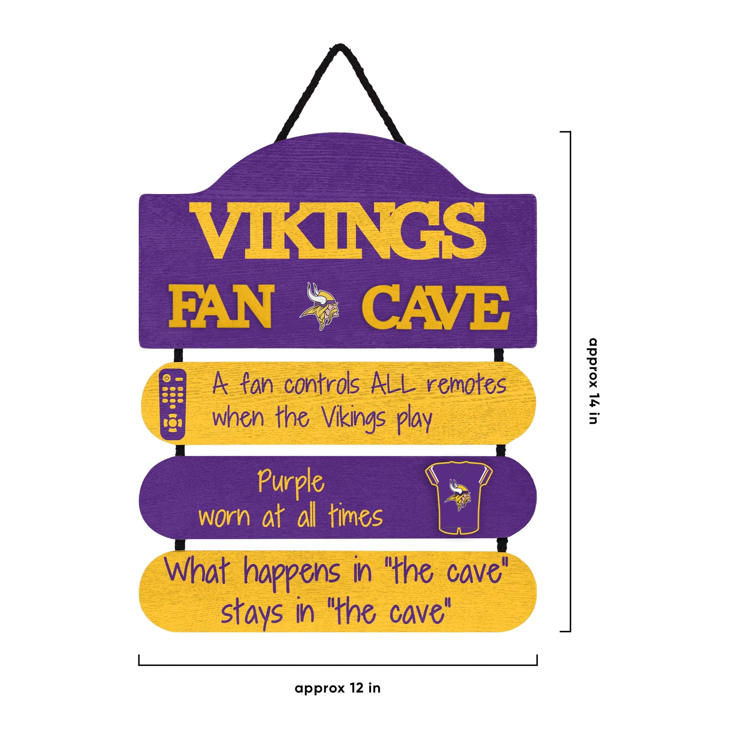 Minnesota Vikings NFL Fancave Sign - Image 3