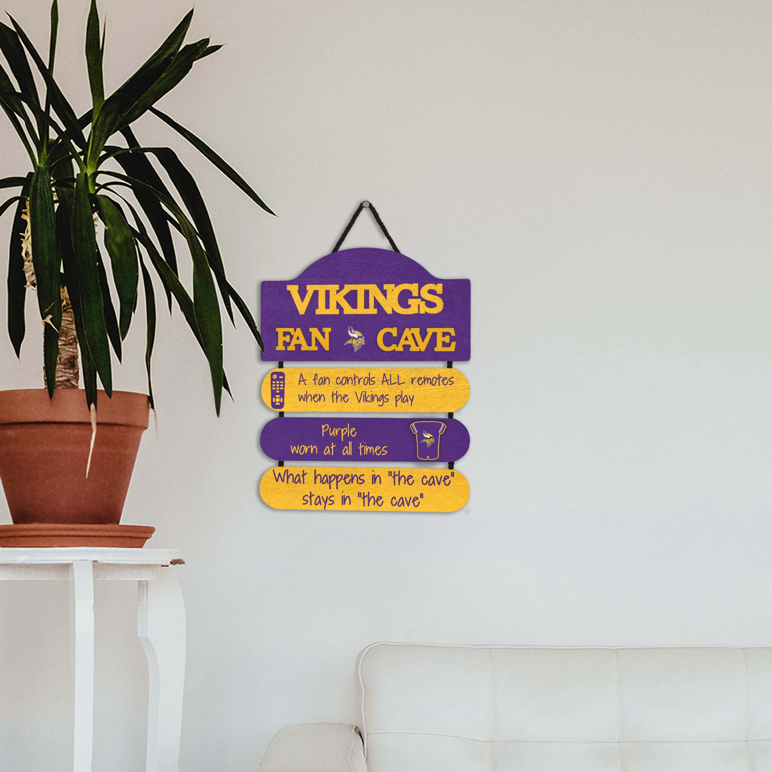 Minnesota Vikings NFL Fancave Sign - Image 4