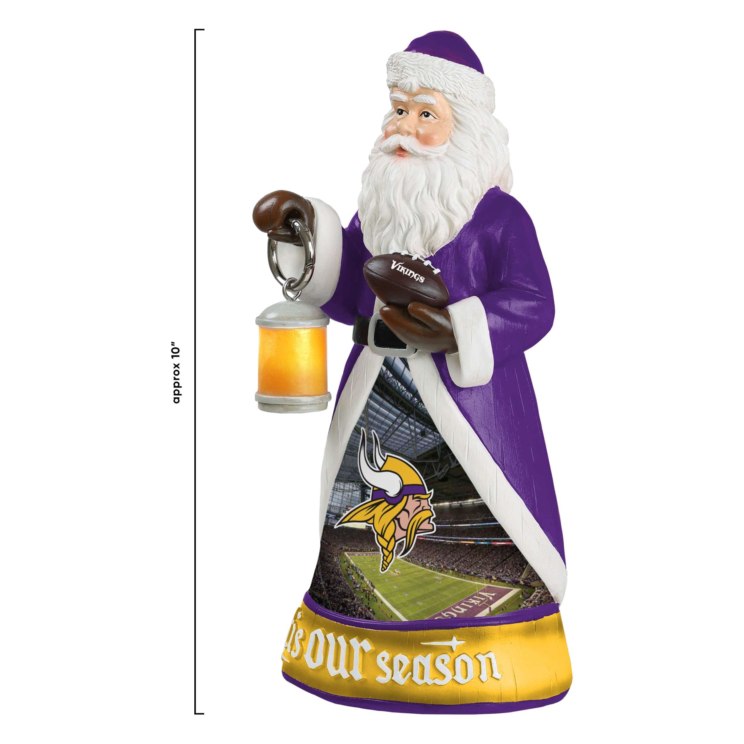 Minnesota Vikings NFL Figure with Light Up Lantern - Image 5