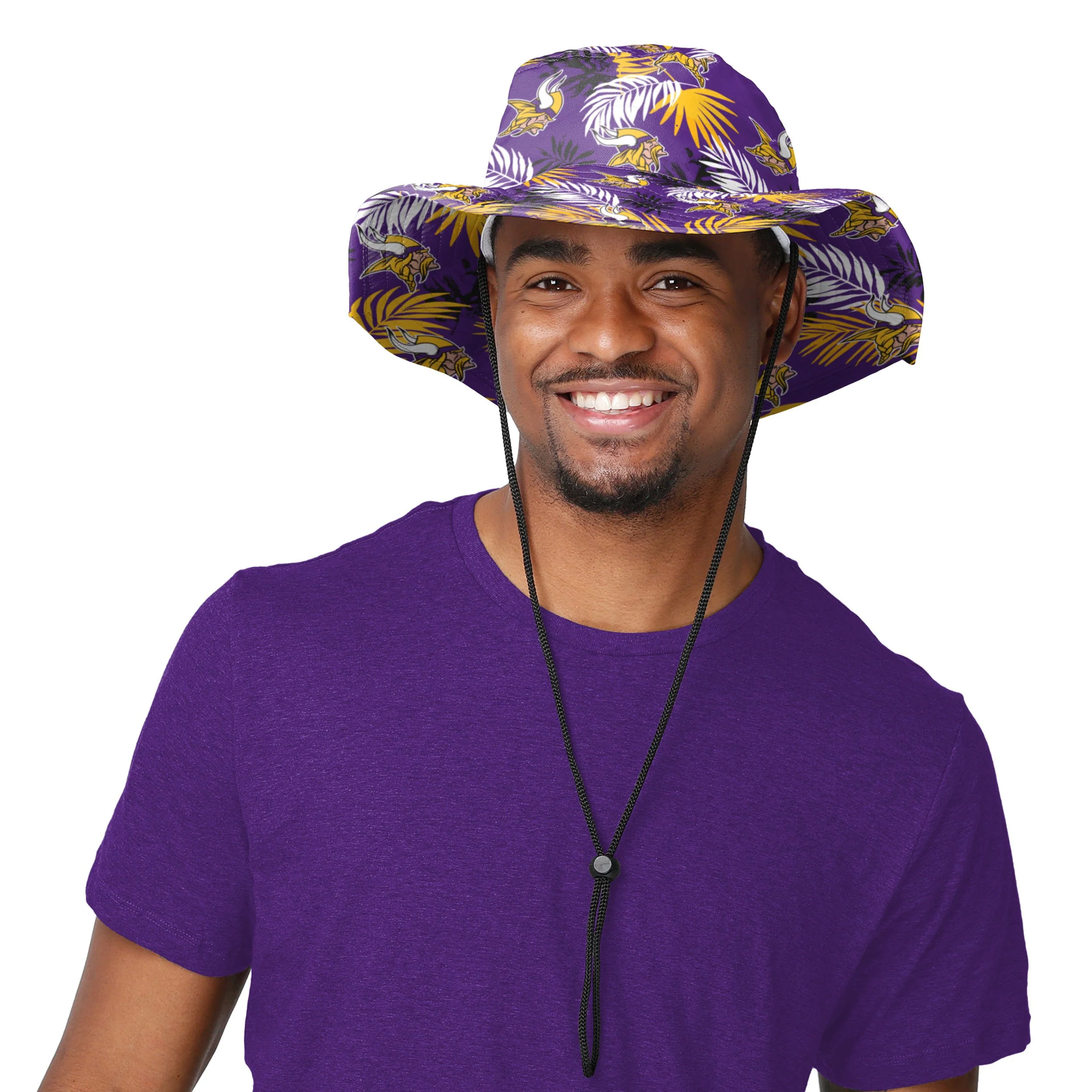 Minnesota Vikings NFL Floral Boonie Hat - Image 2