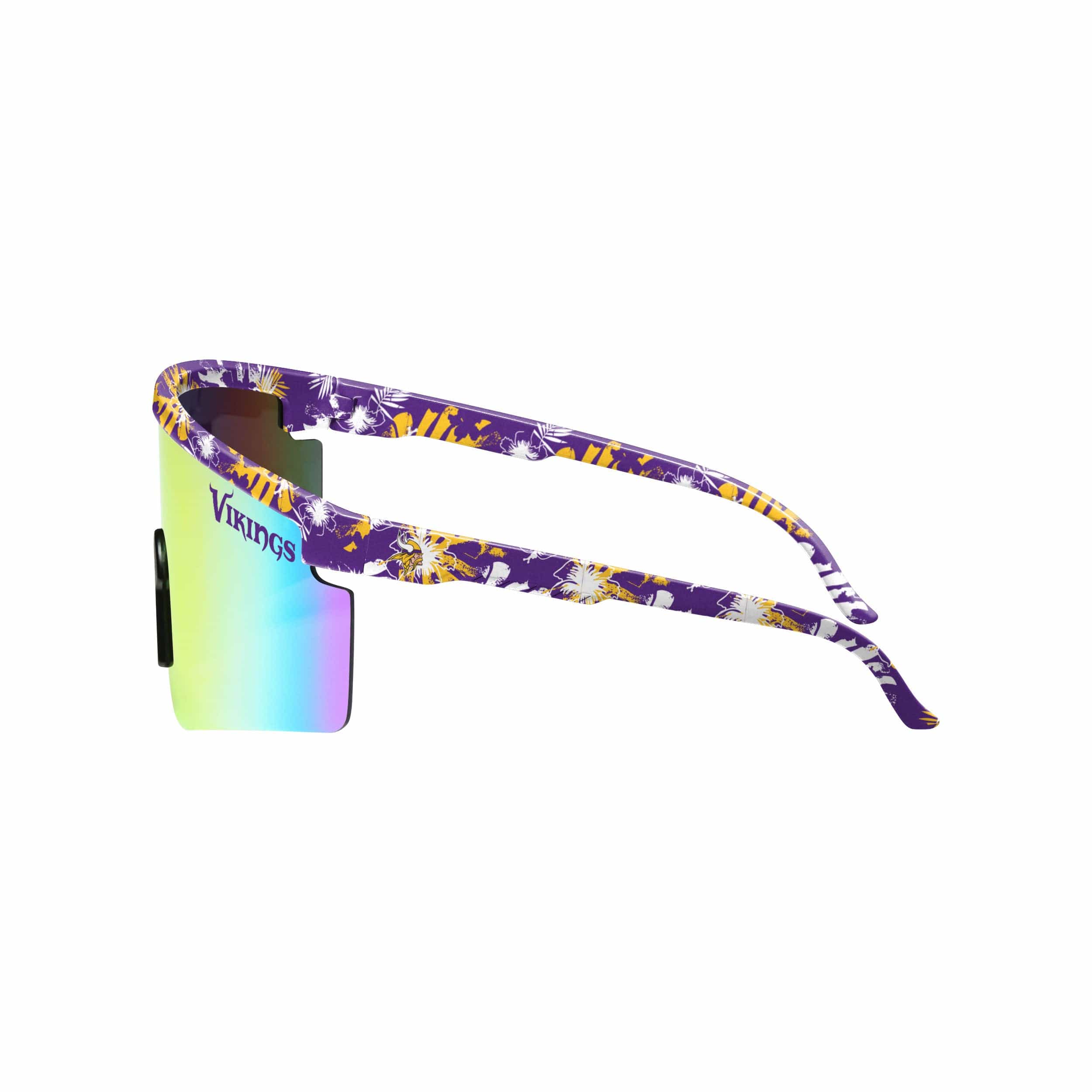 Minnesota Vikings NFL Floral Large Frame Sunglasses - Image 3