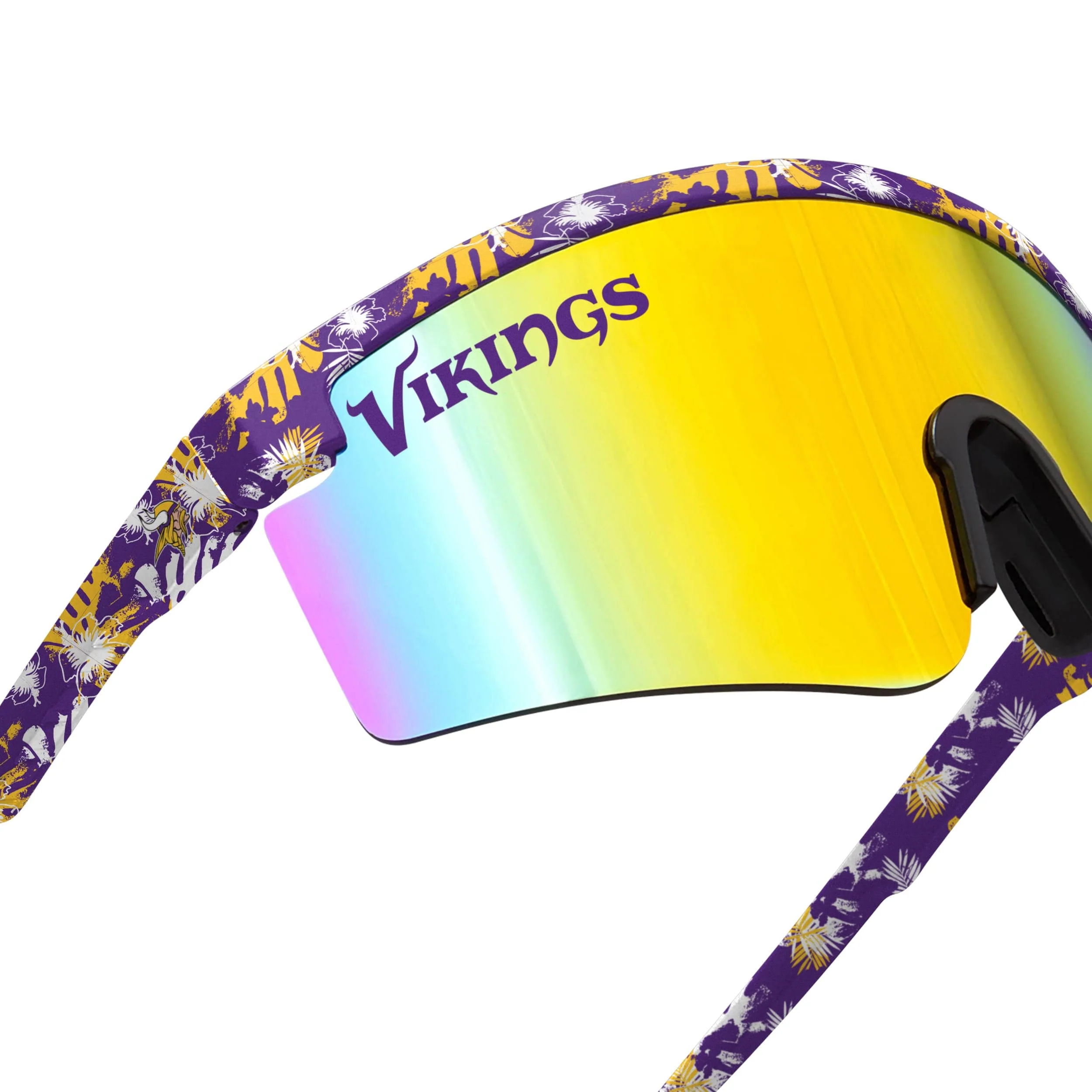 Minnesota Vikings NFL Floral Large Frame Sunglasses - Image 4