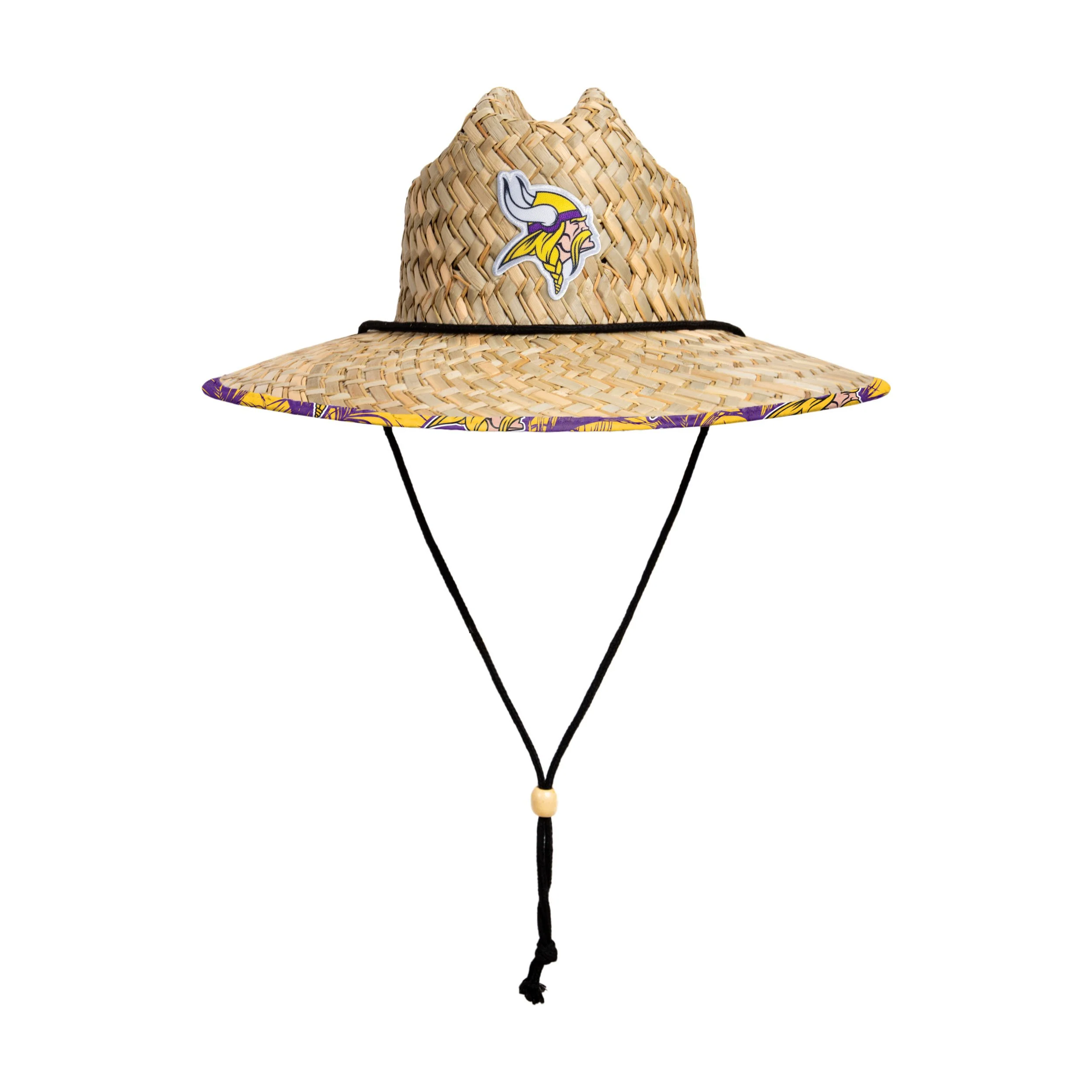 Minnesota Vikings NFL Floral Straw Hat - Image 3