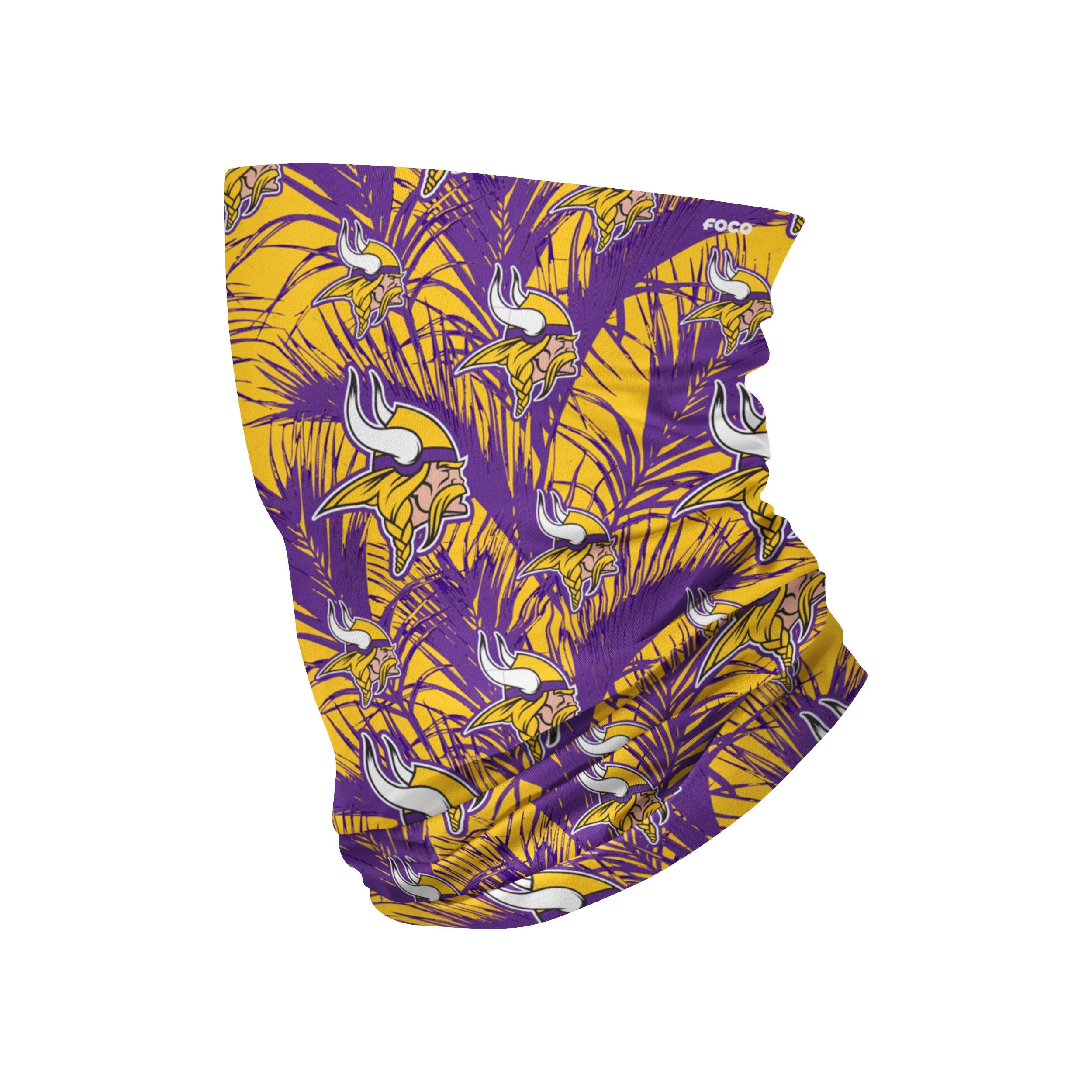 Minnesota Vikings NFL Floral UV Gaiter Scarf