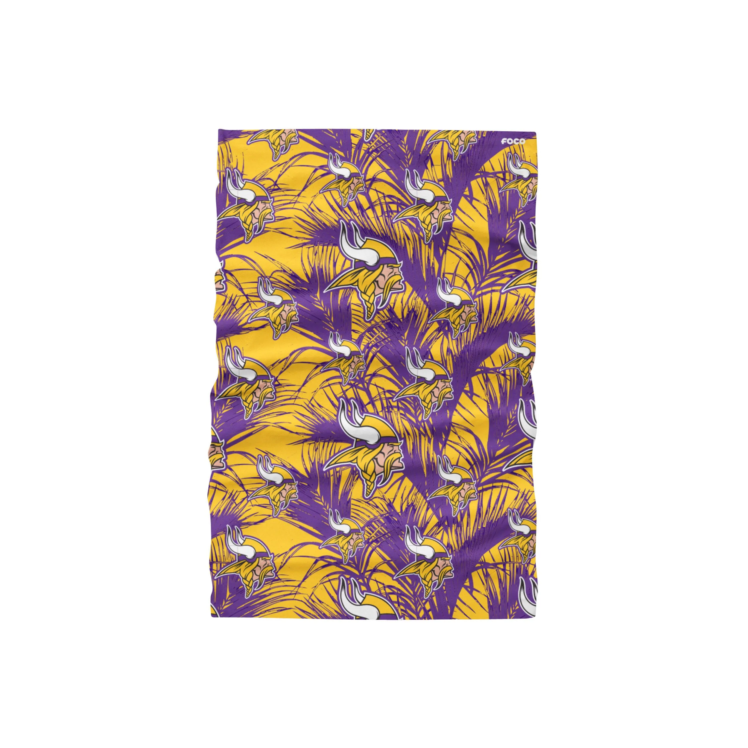 Minnesota Vikings NFL Floral UV Gaiter Scarf - Image 2