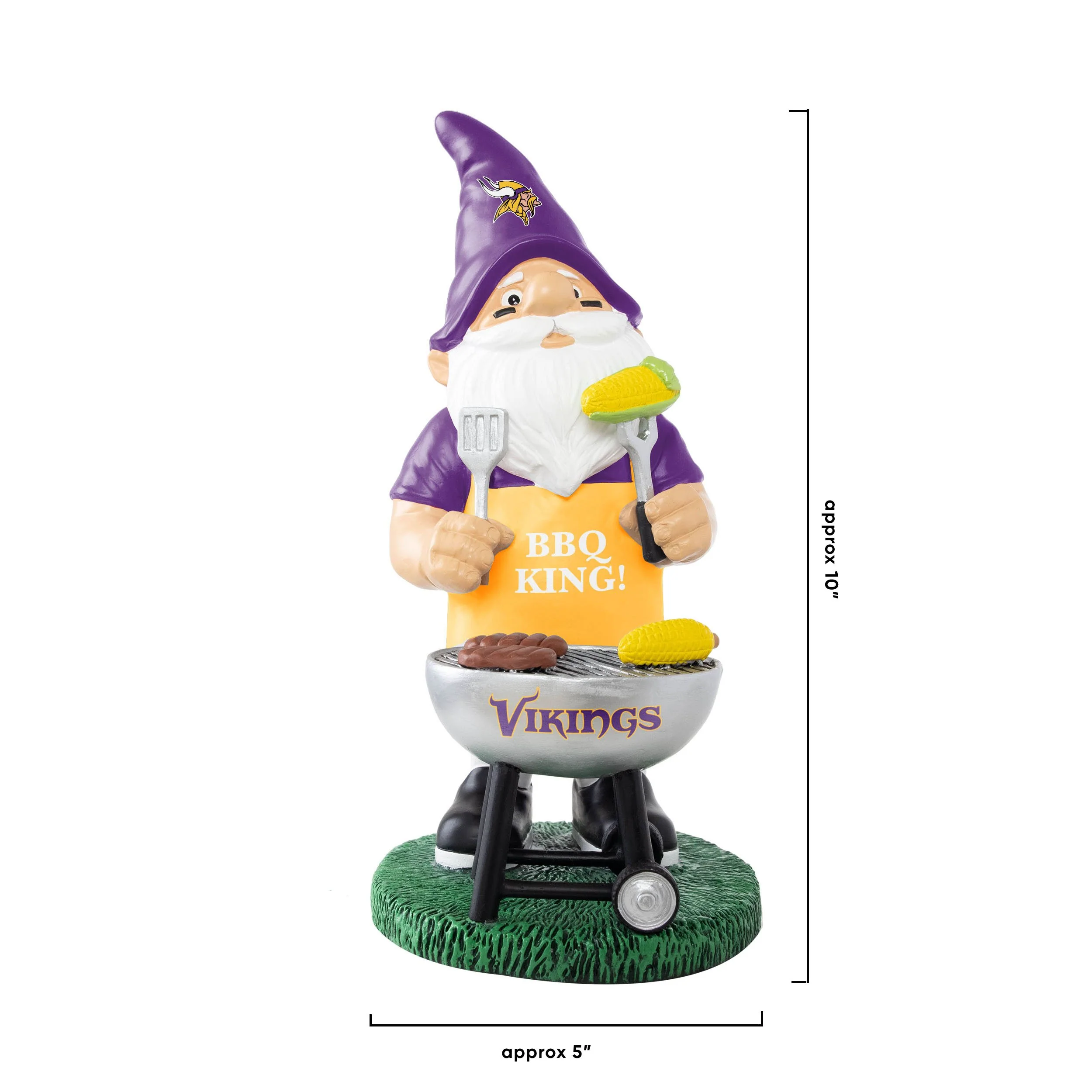 Minnesota Vikings NFL Grill Gnome - Image 4