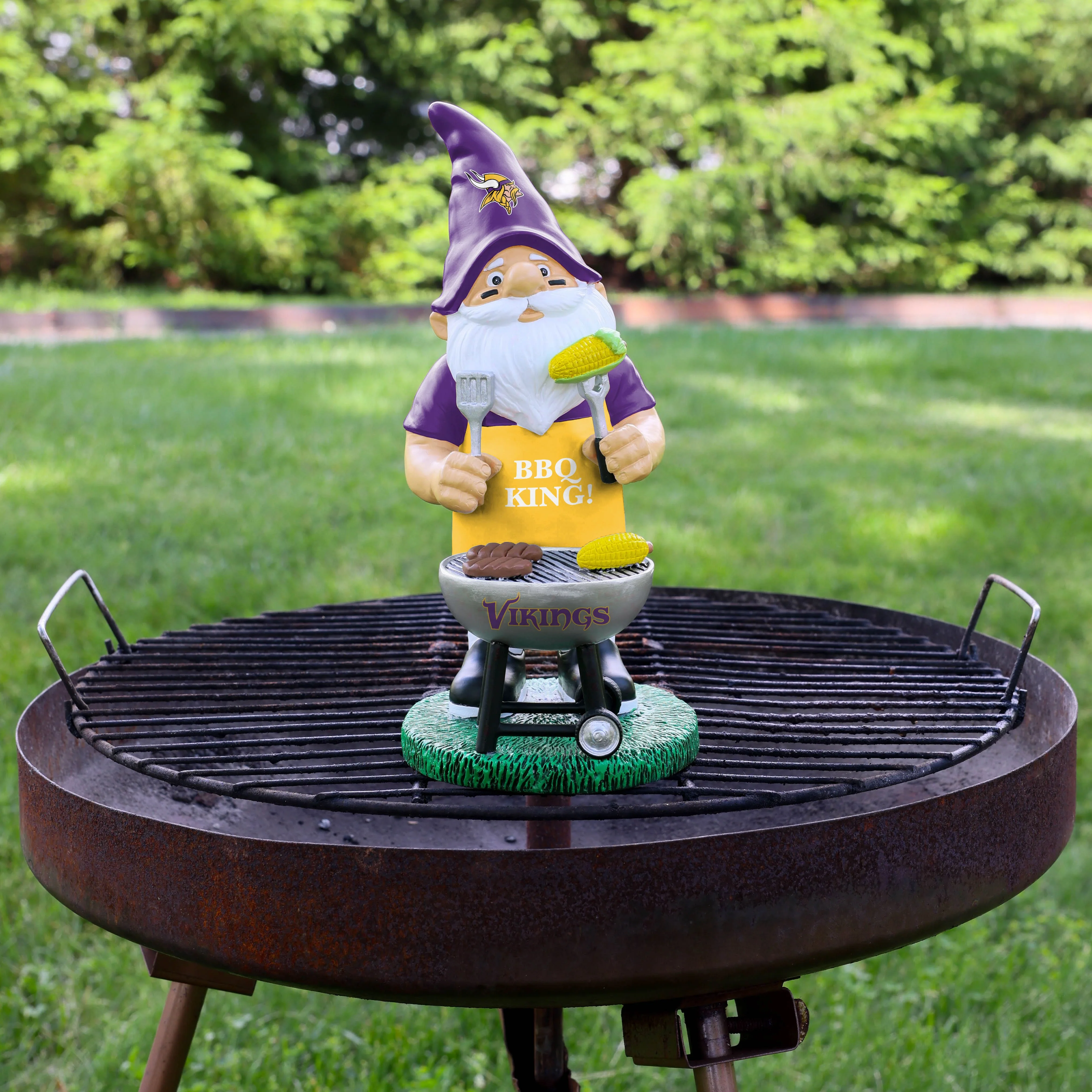 Minnesota Vikings NFL Grill Gnome - Image 5