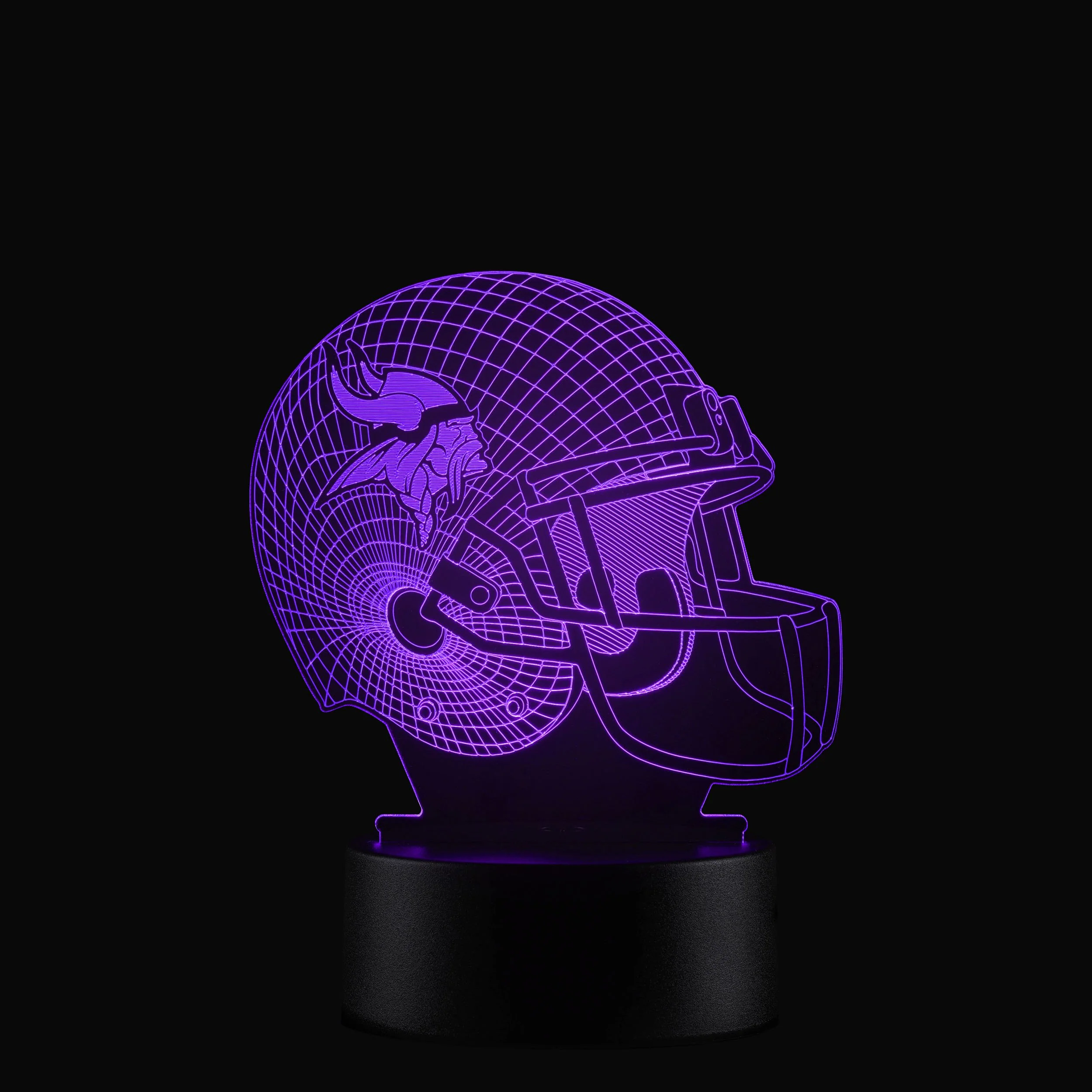 Minnesota Vikings NFL Helmet Desk Light - Image 3
