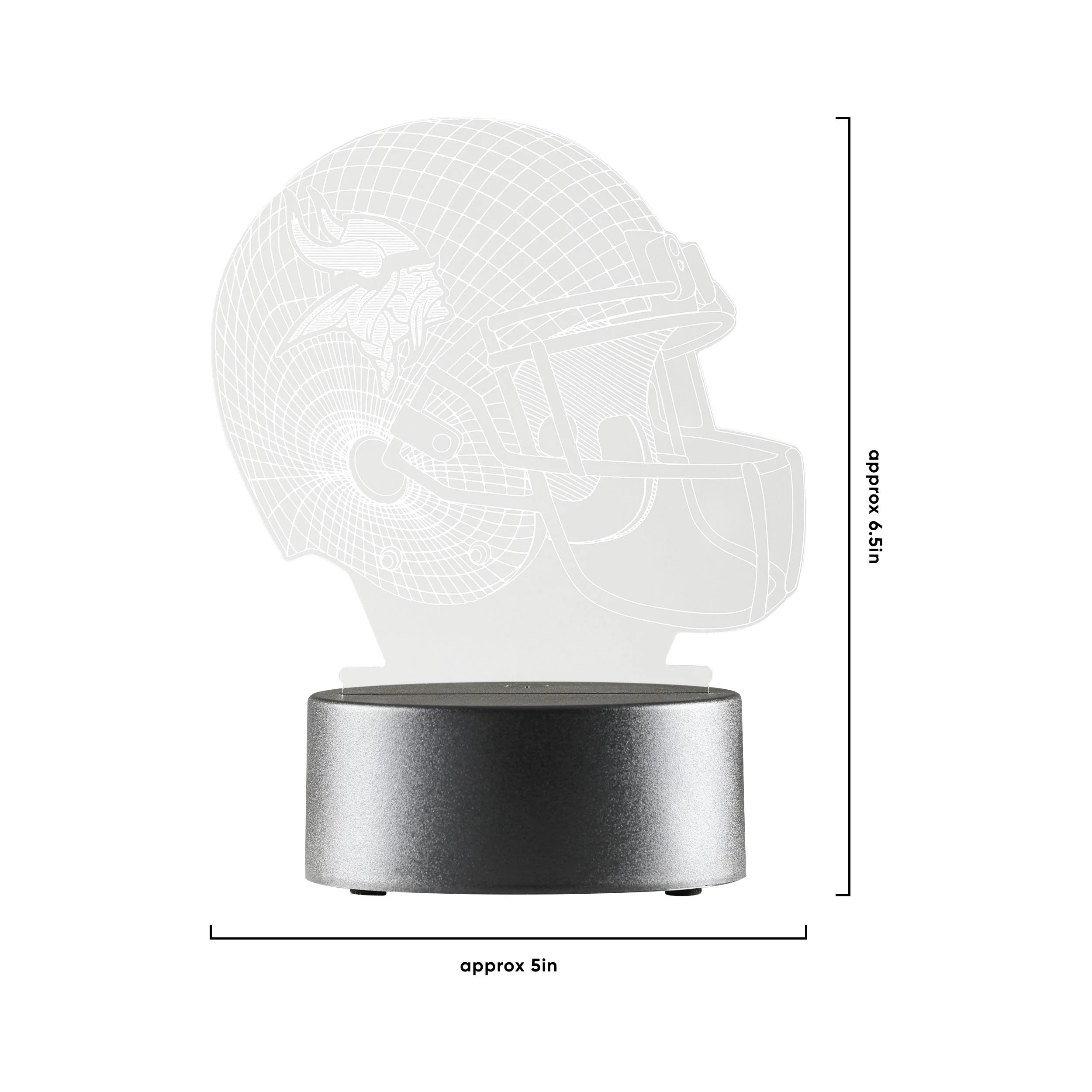 Minnesota Vikings NFL Helmet Desk Light - Image 5