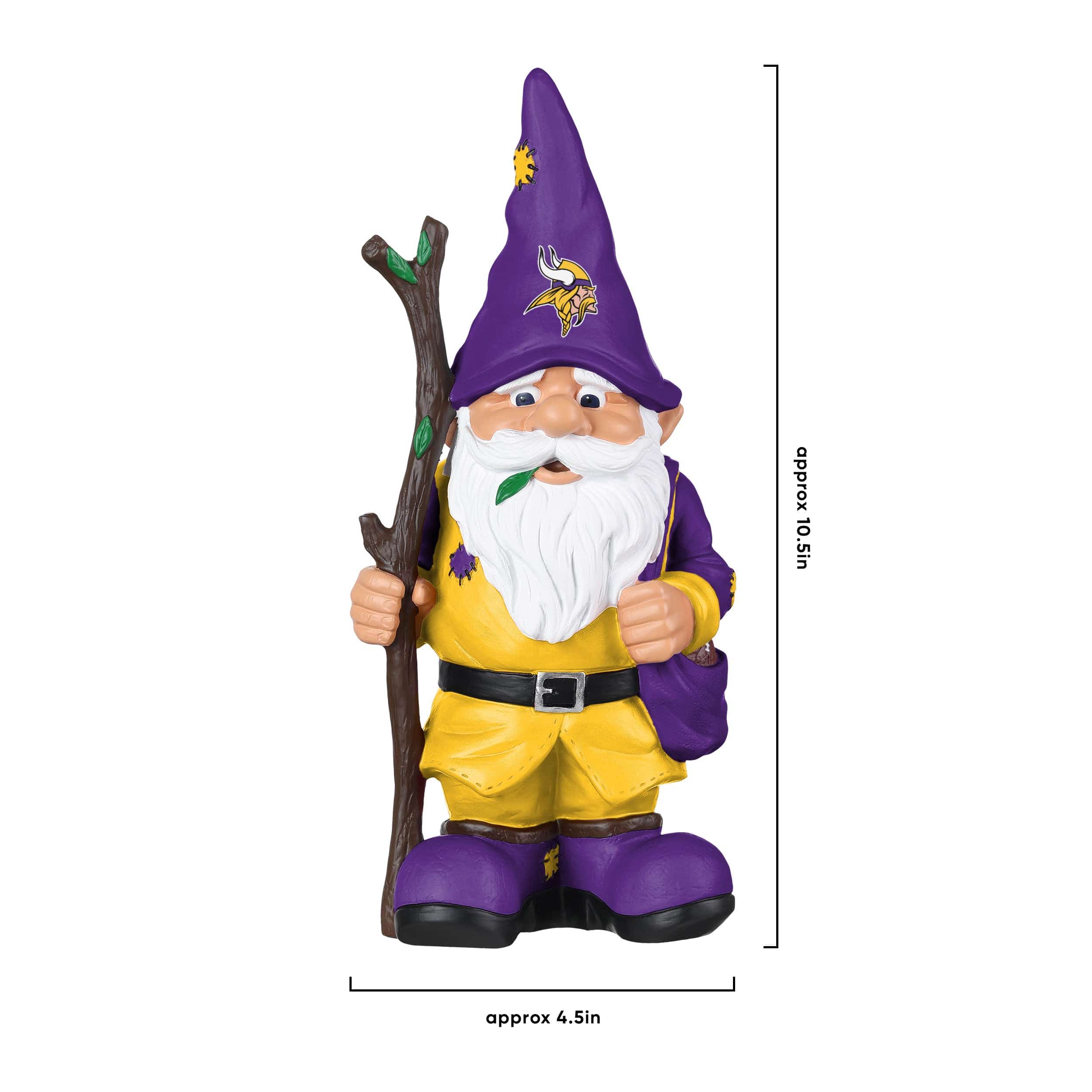 Minnesota Vikings NFL Holding Stick Gnome - Image 4