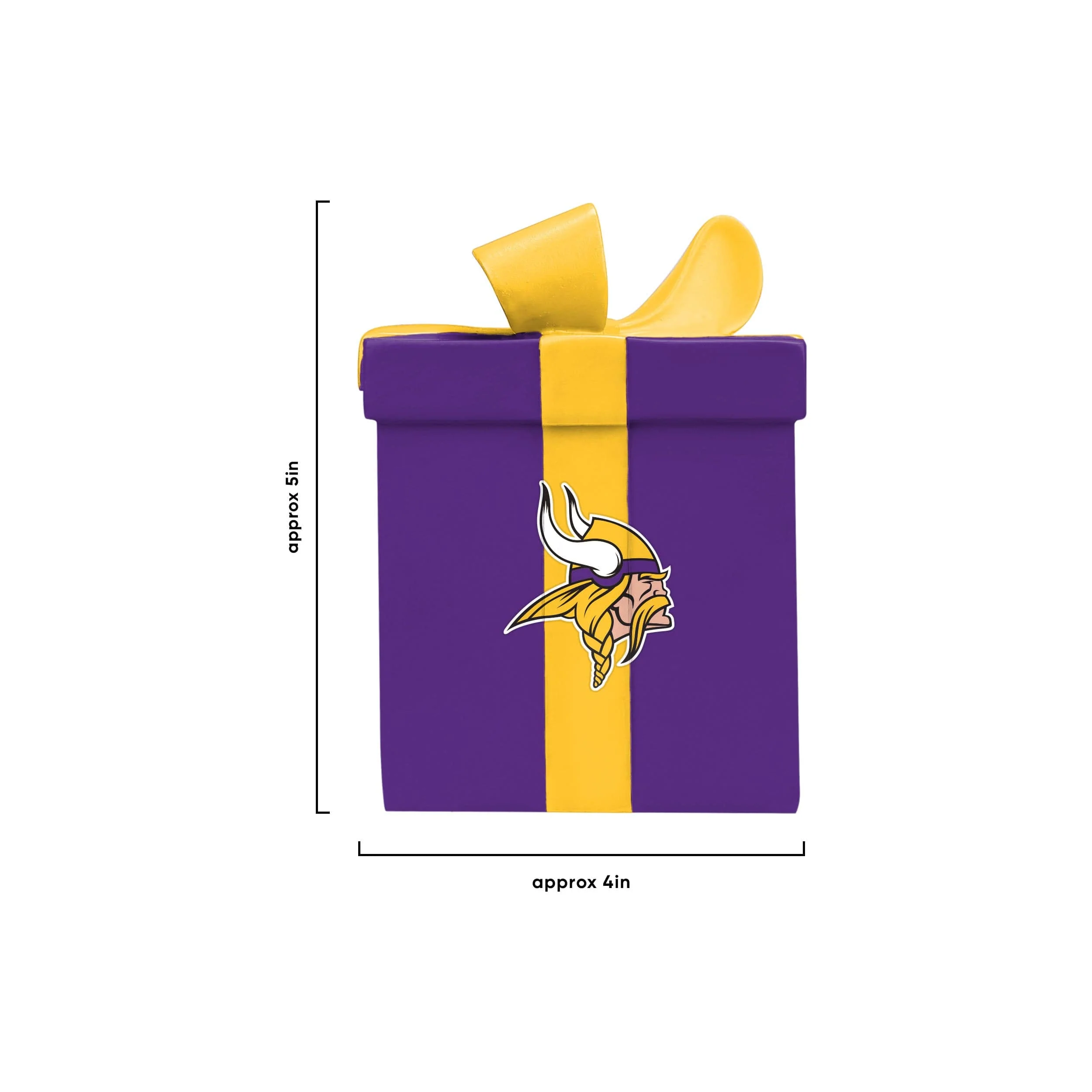 Minnesota Vikings NFL Holiday 5 Pack Coaster Set - Image 4