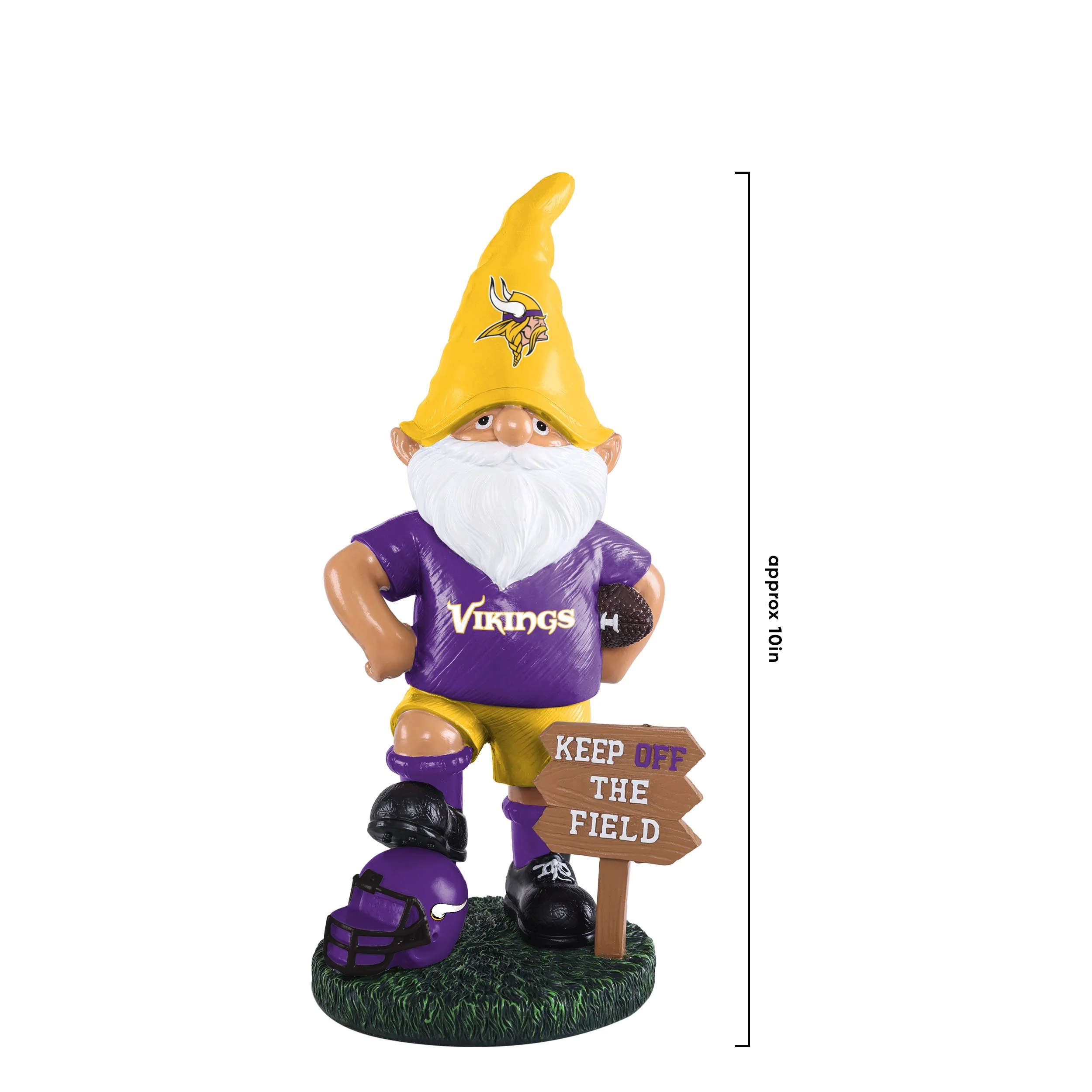Minnesota Vikings NFL Keep Off The Field Gnome - Image 4