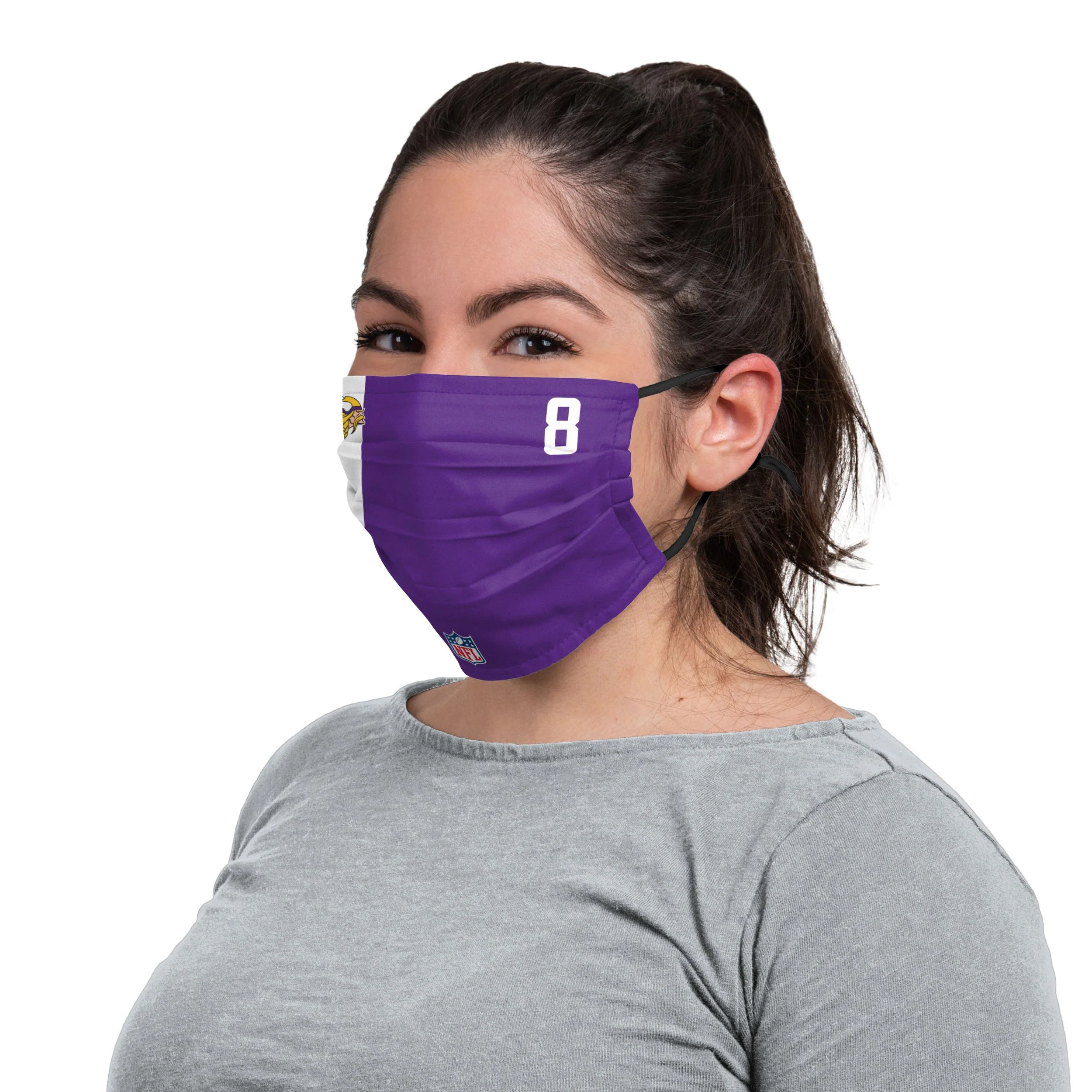 Minnesota Vikings NFL Kirk Cousins On-Field Sideline Face Cover - Image 3