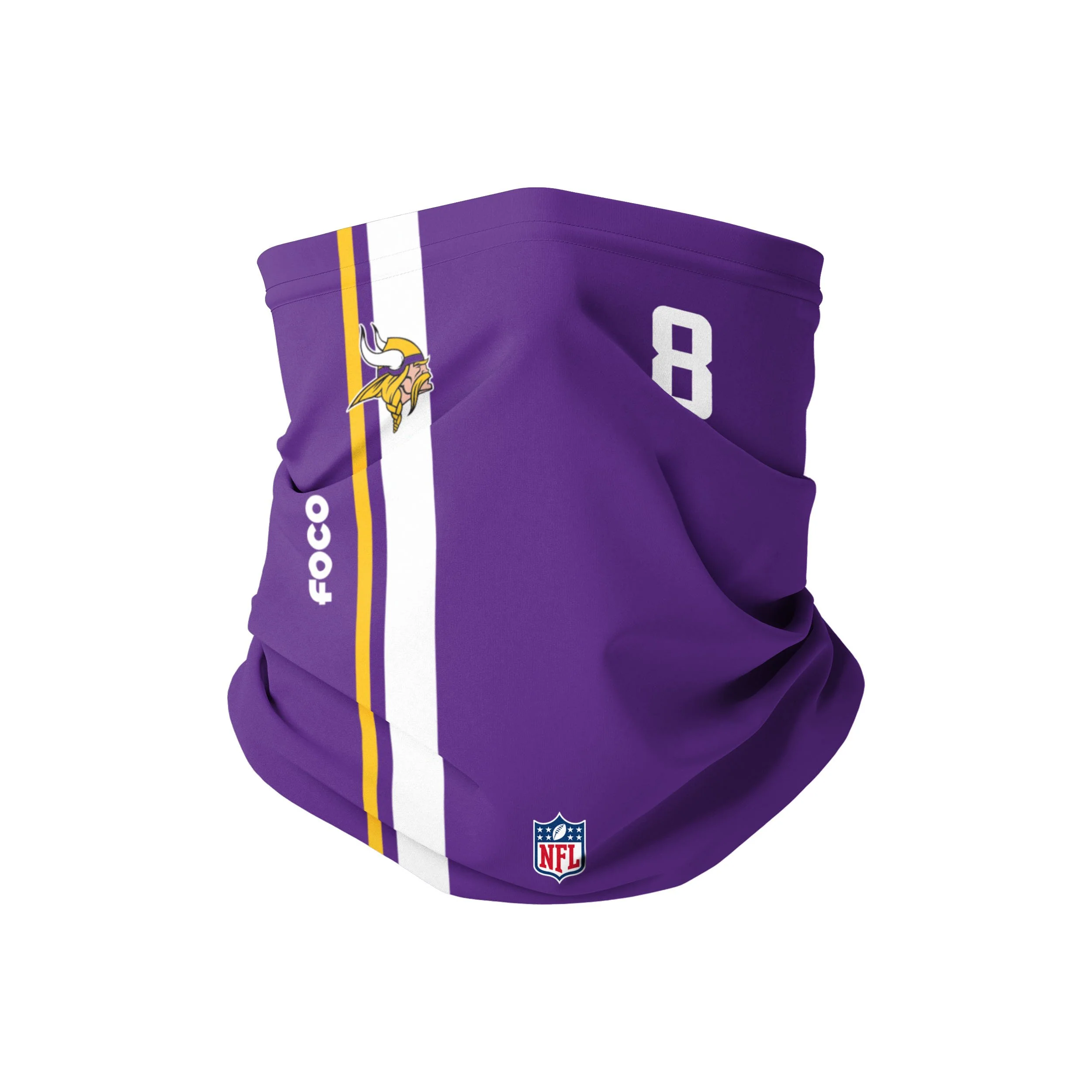 Minnesota Vikings NFL Kirk Cousins On-Field Sideline Gaiter Scarf