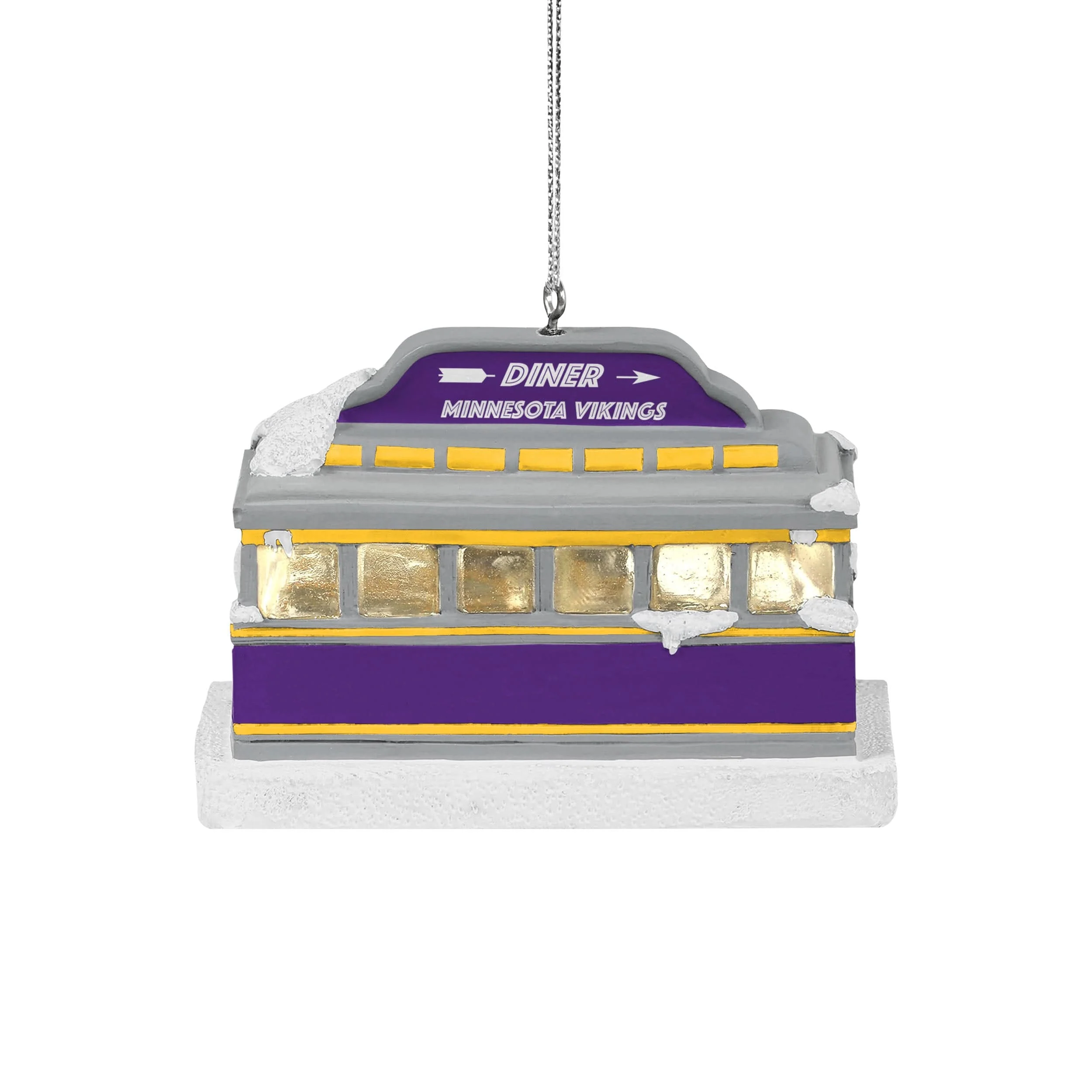 Minnesota Vikings NFL Light Up Diner Ornament - Image 4