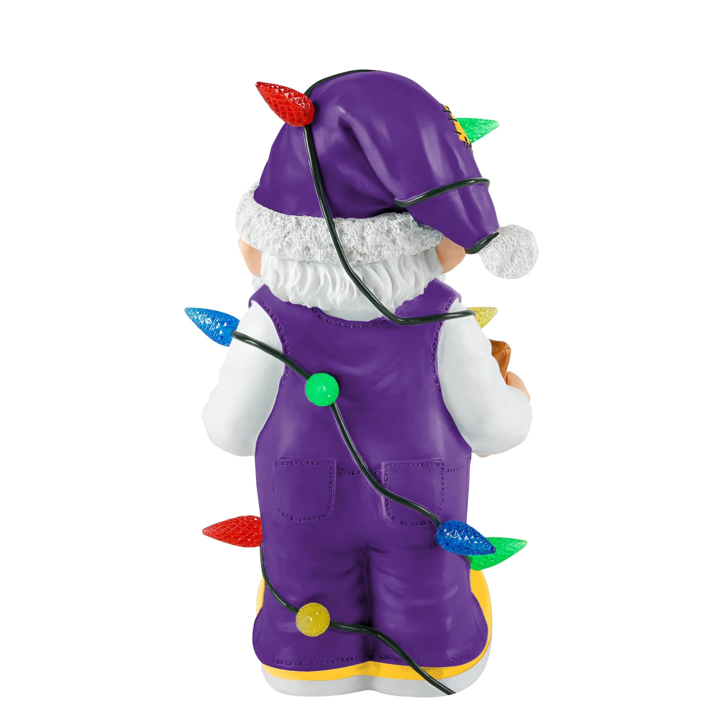 Minnesota Vikings NFL Light Up Holiday Gnome - Image 3