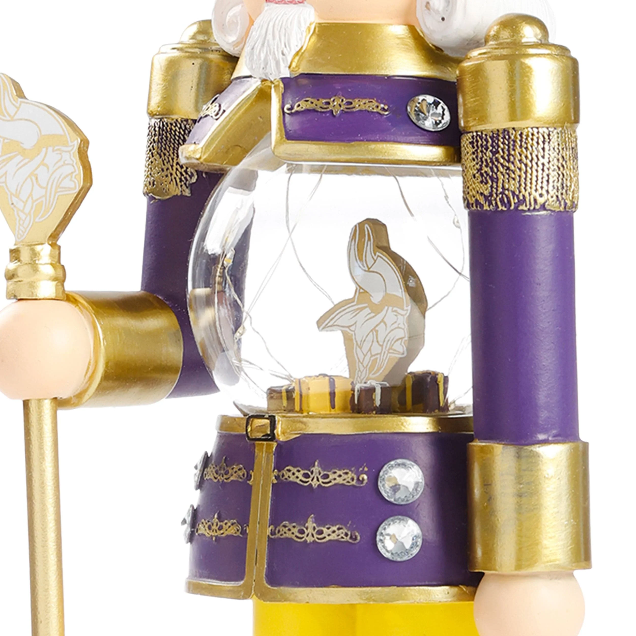 Minnesota Vikings NFL Light Up Nutcracker - Image 5