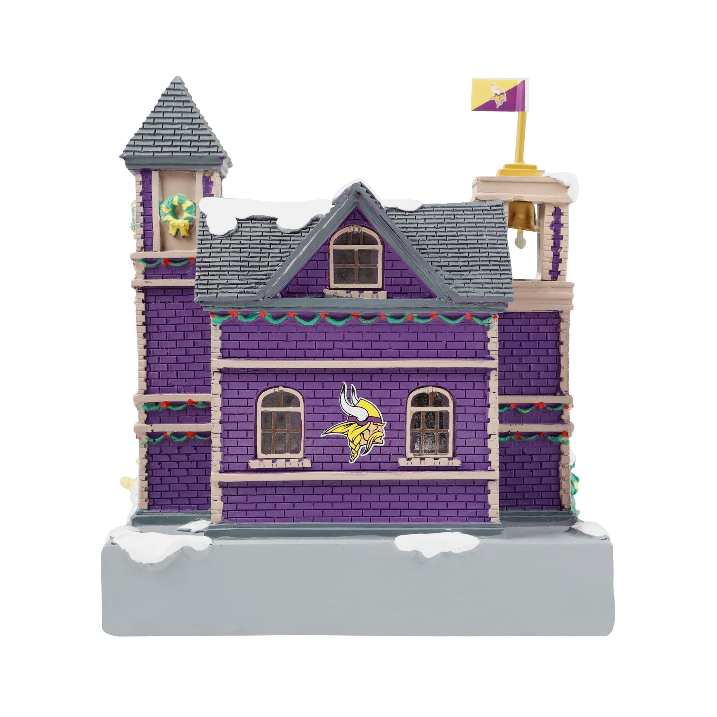 Minnesota Vikings NFL Light Up Resin Team Firehouse - Image 5