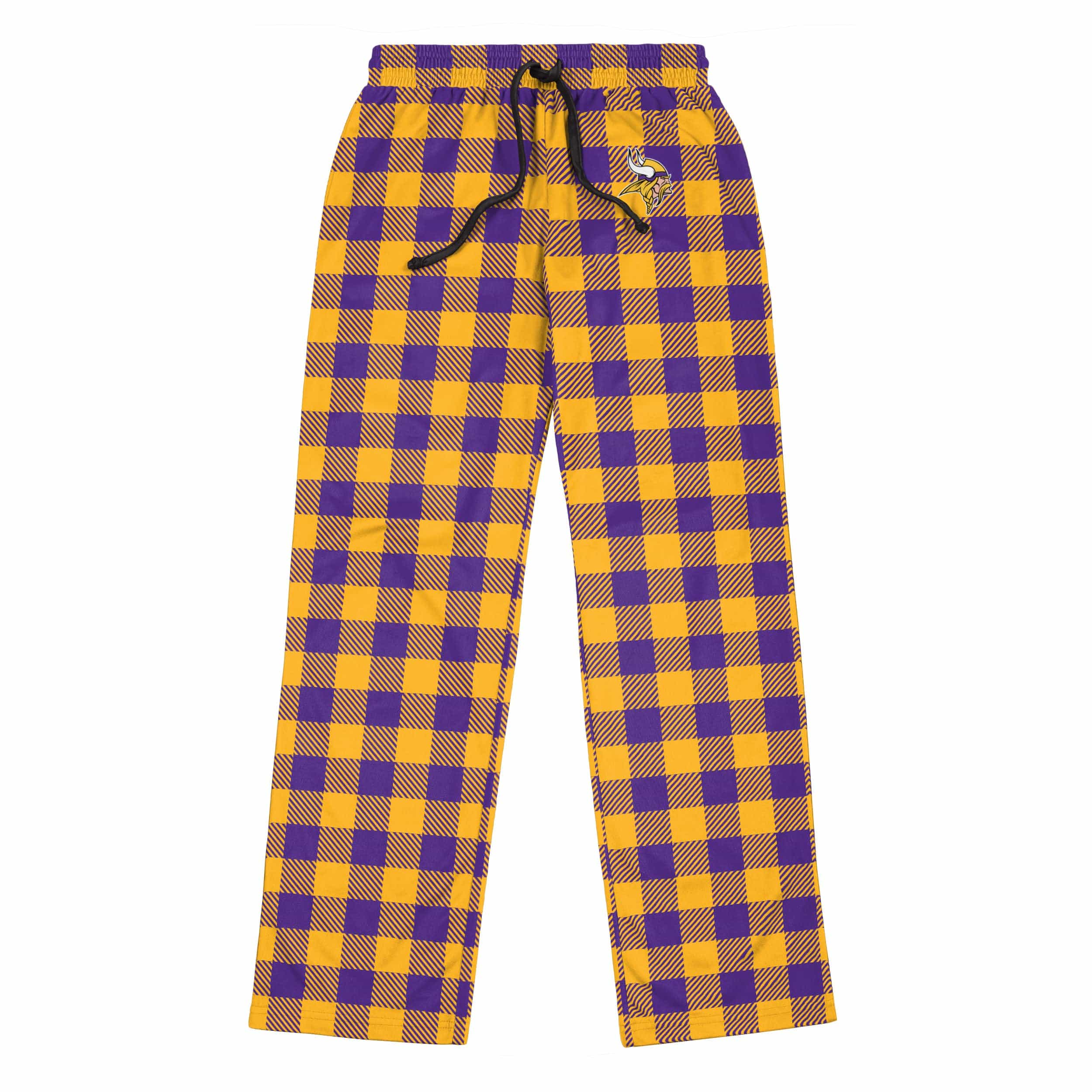 Minnesota Vikings NFL Mens Buffalo Check Lounge Pants - Image 4