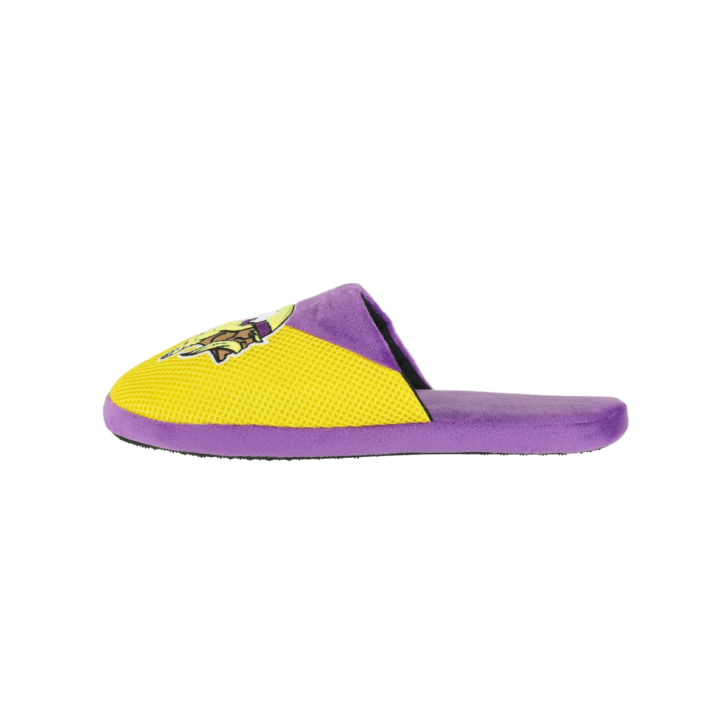 Minnesota Vikings NFL Mens Logo Staycation Slippers - Image 2