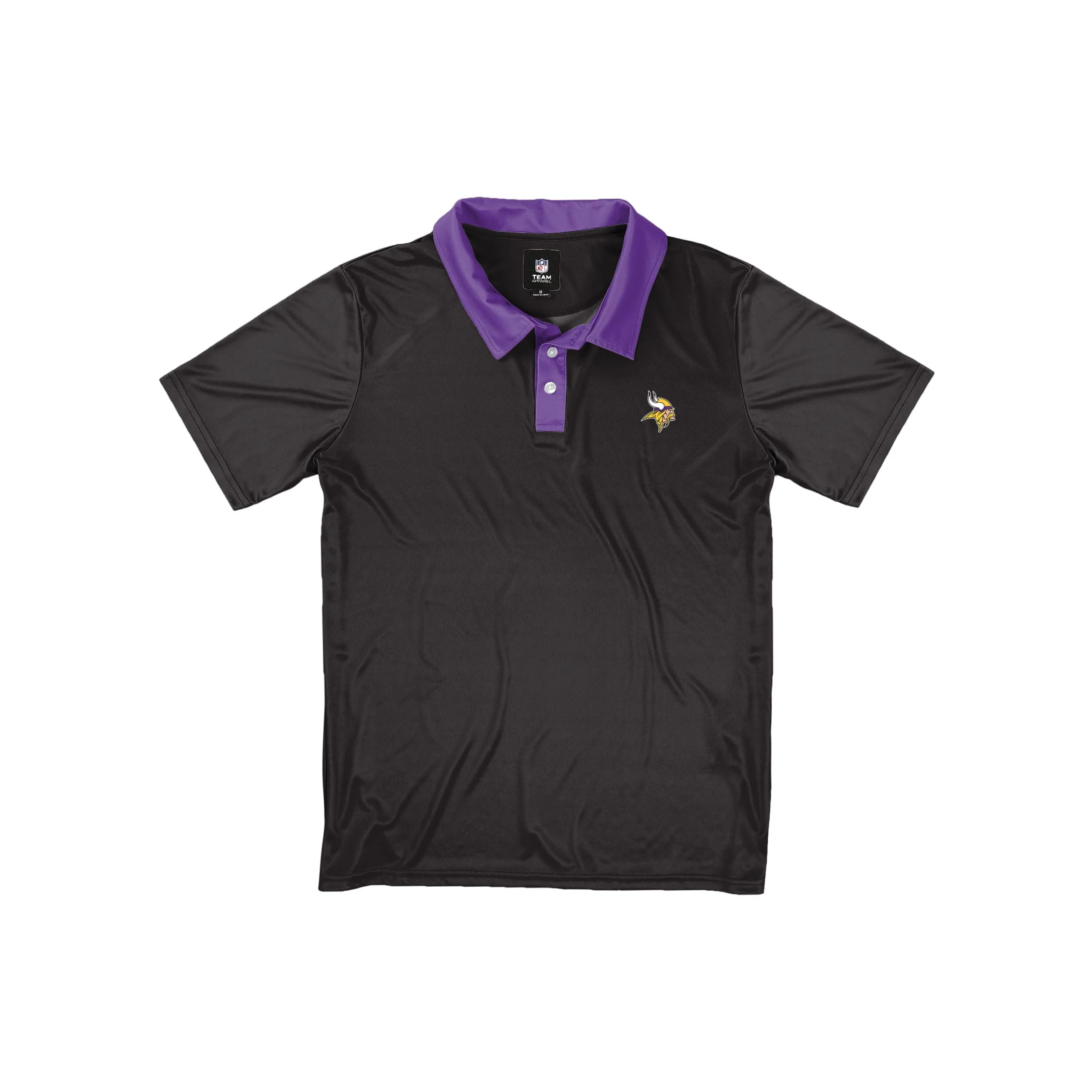 Minnesota Vikings NFL Mens Nightcap Polyester Polo - Image 4