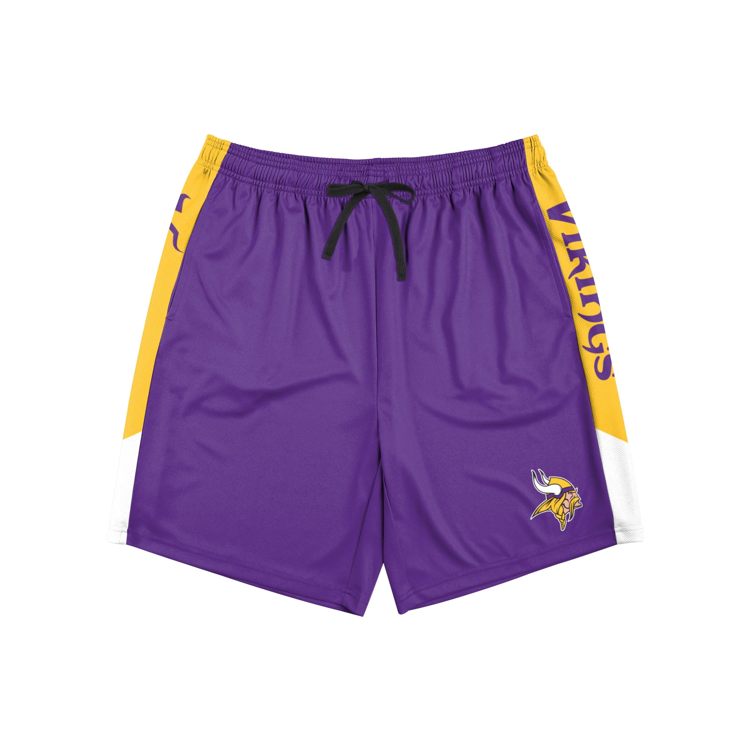 Minnesota Vikings NFL Mens Side Stripe Training Shorts - Image 4