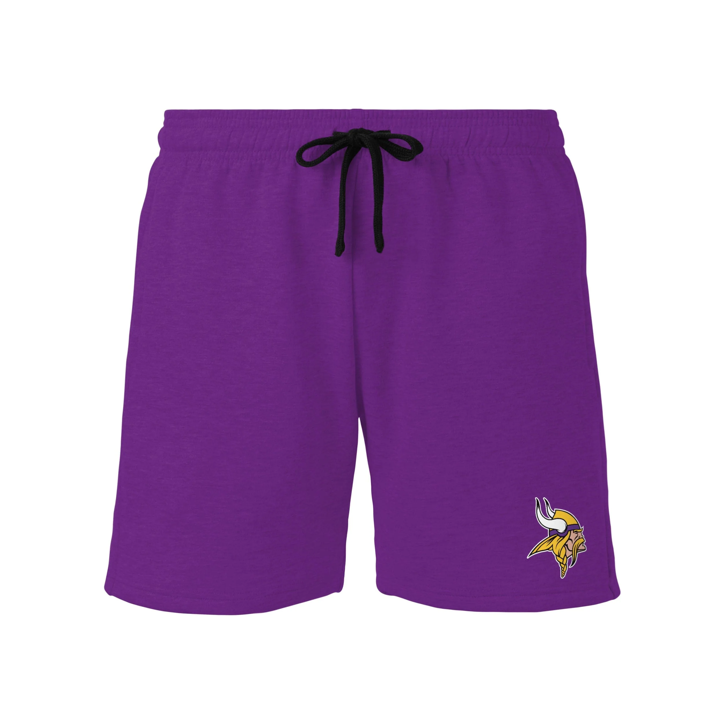 Minnesota Vikings NFL Mens Solid Fleece Shorts - Image 4