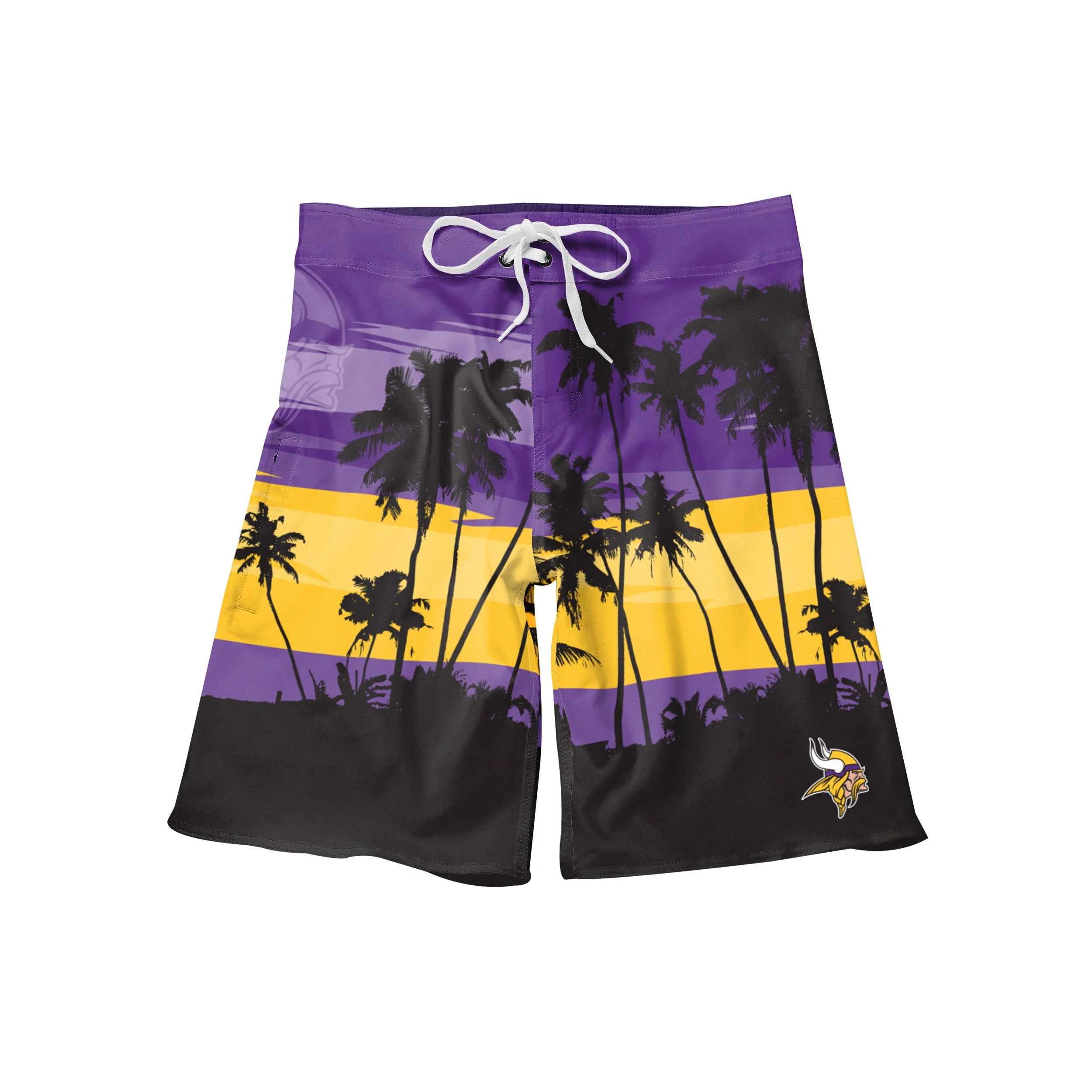 Minnesota Vikings NFL Mens Sunset Boardshorts - Image 4