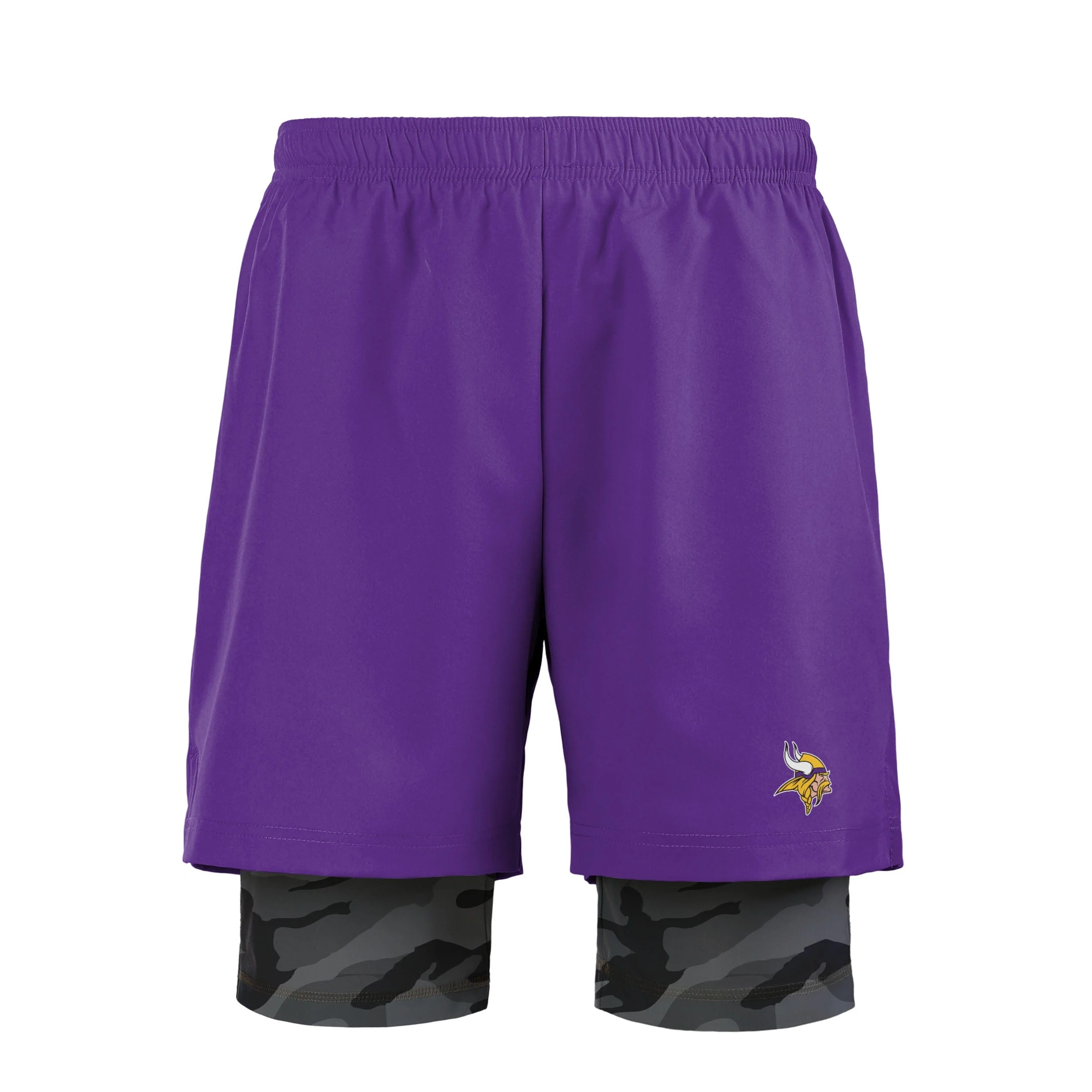 Minnesota Vikings NFL Mens Team Color Camo Liner Shorts