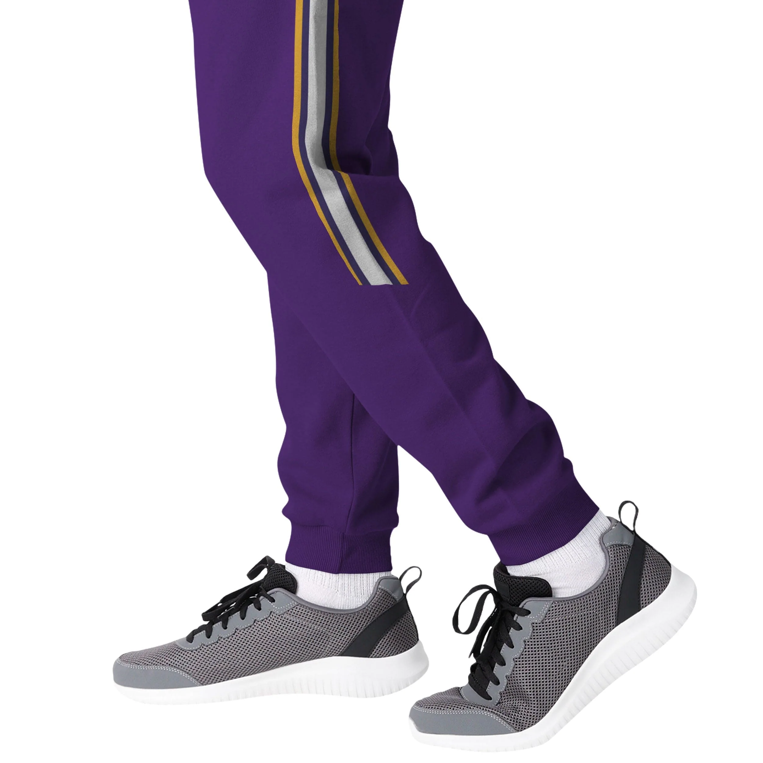 Minnesota Vikings NFL Mens Team Stripe Joggers - Image 5