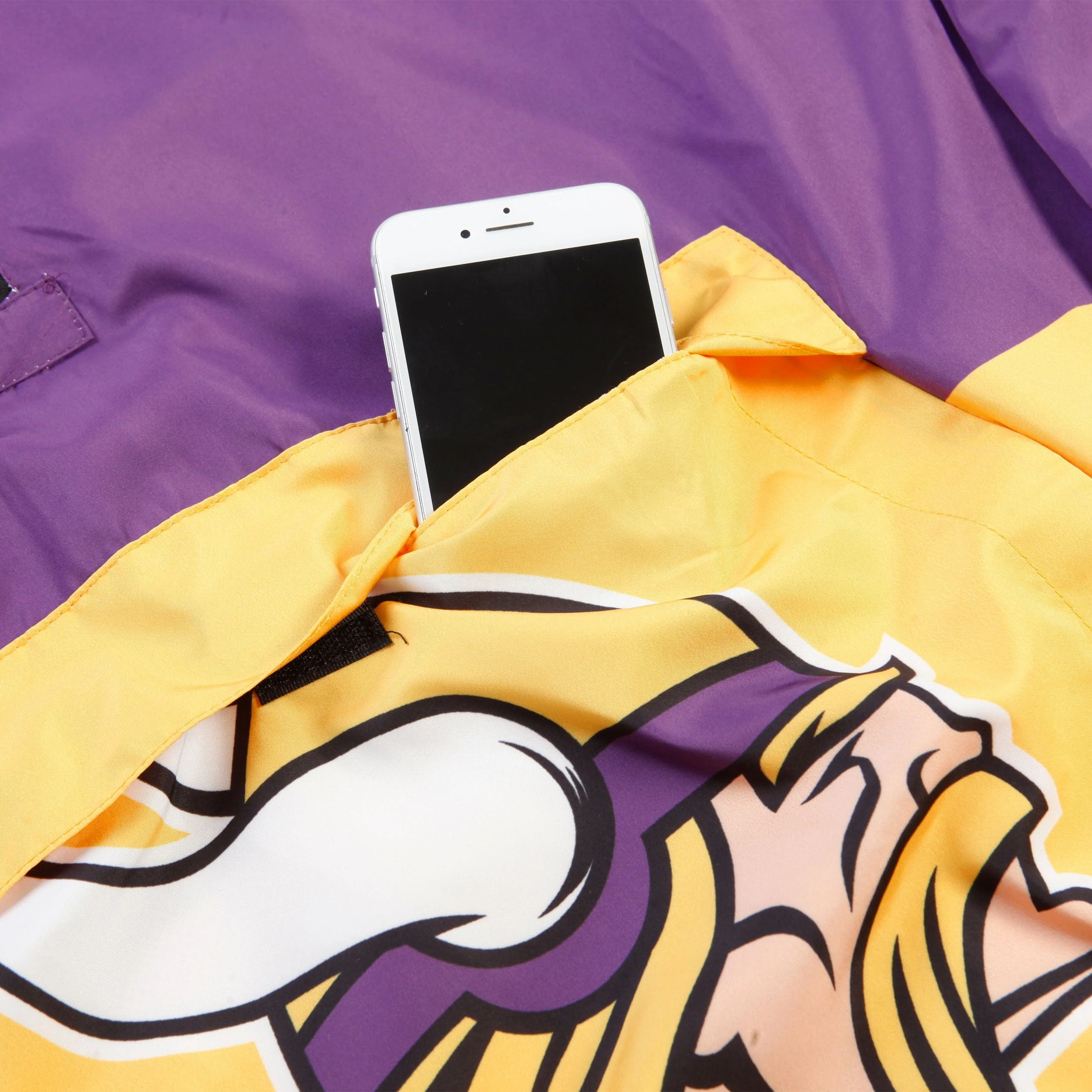 Minnesota Vikings NFL Mens Warm-Up Windbreaker - Image 3
