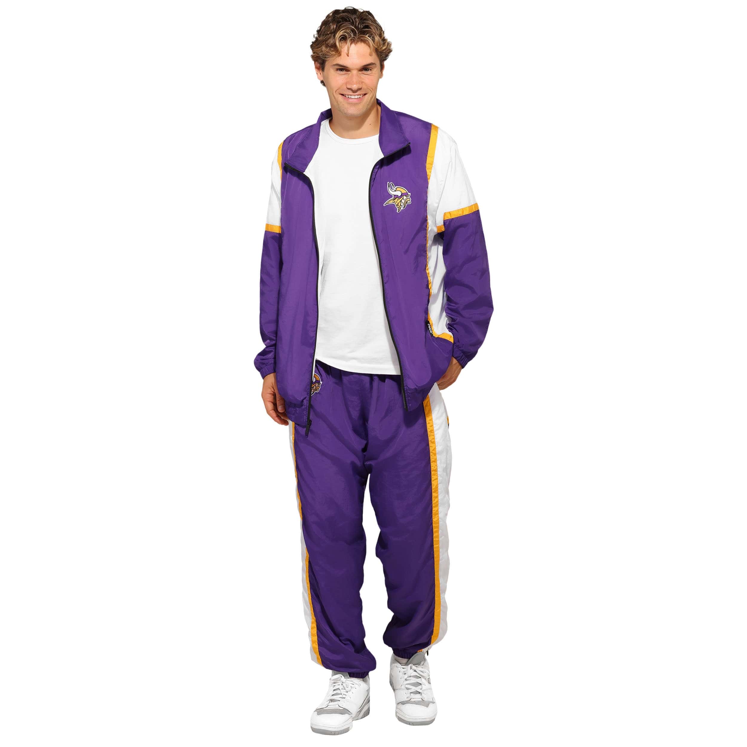 Minnesota Vikings NFL Nylon Crinkle Gameday Pants - Image 6