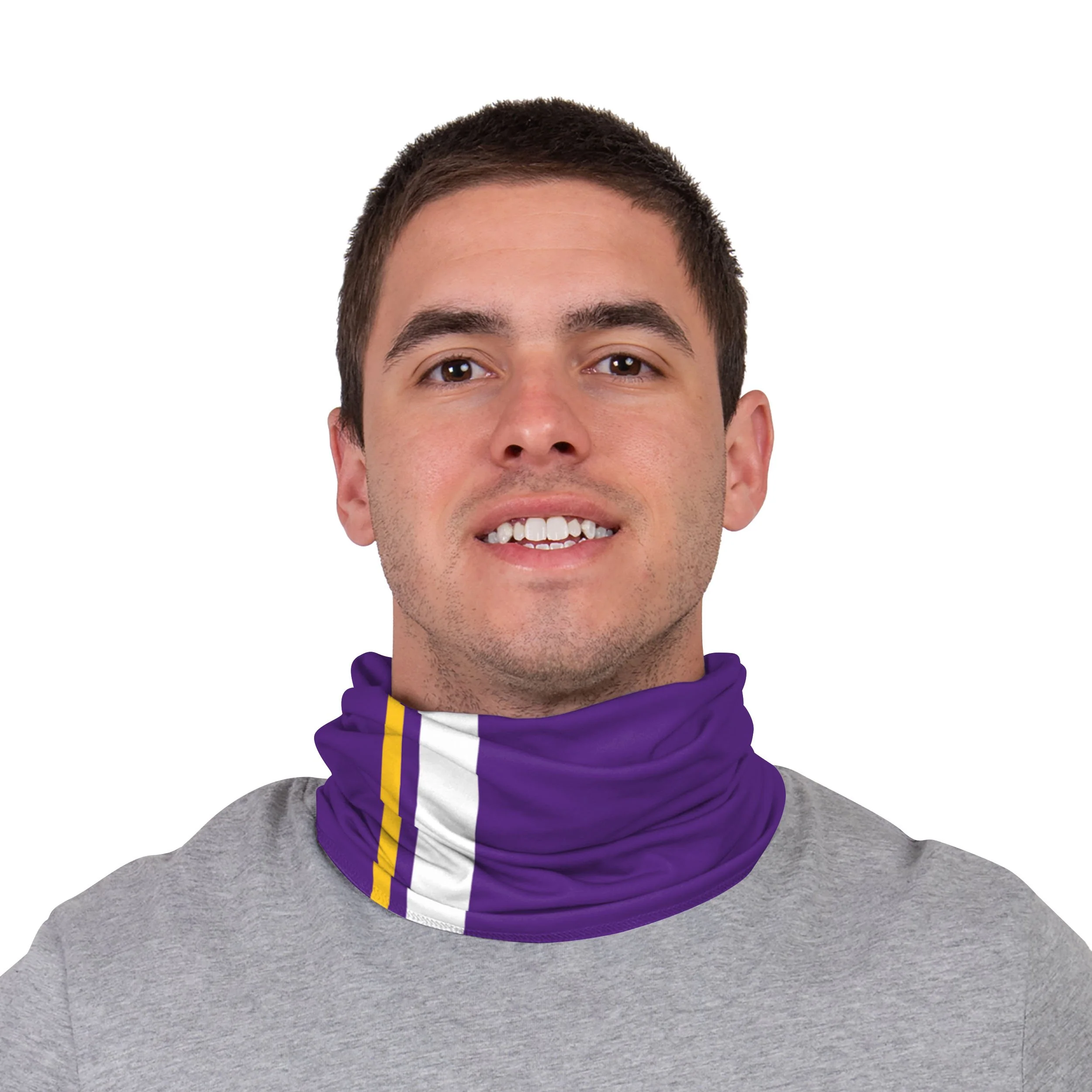 Minnesota Vikings NFL On-Field Sideline Logo Gaiter Scarf - Image 2