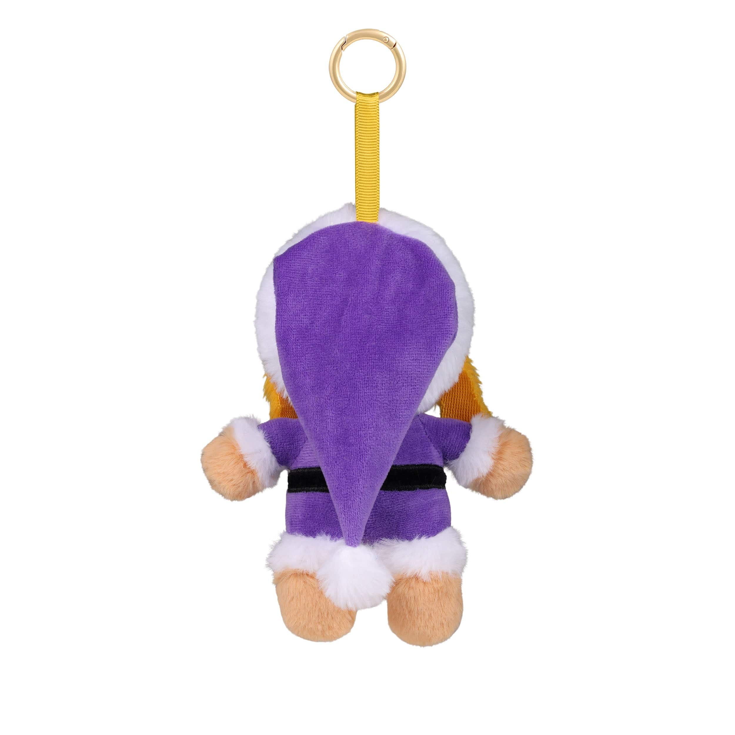 Minnesota Vikings NFL Plush Mascot Santa Bag Charm Keychain - Image 4