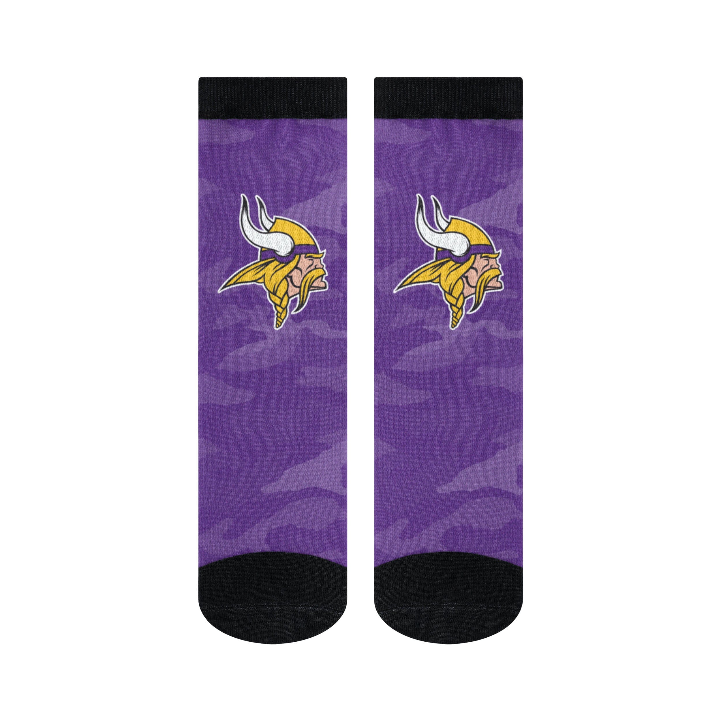Minnesota Vikings NFL Printed Camo Socks - Image 4