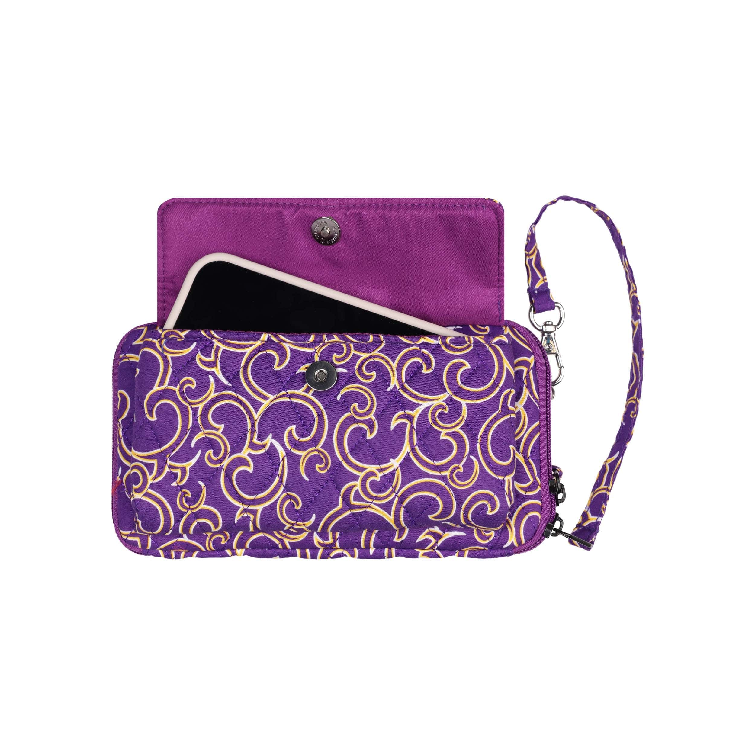 Minnesota Vikings NFL Quilted Printed Wristlet - Image 4