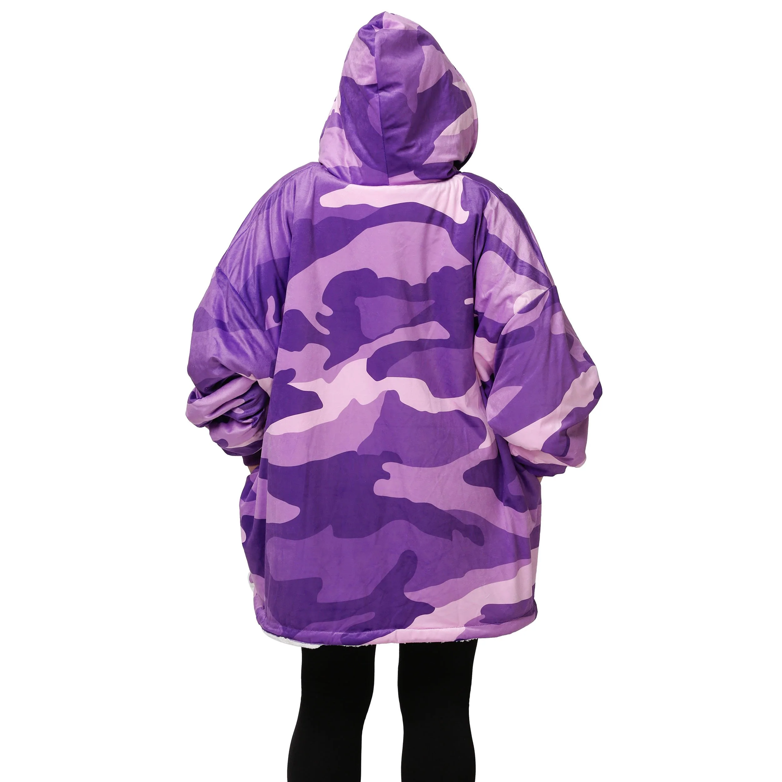 Minnesota Vikings NFL Reversible Team Color Camo Hoodeez - Image 2