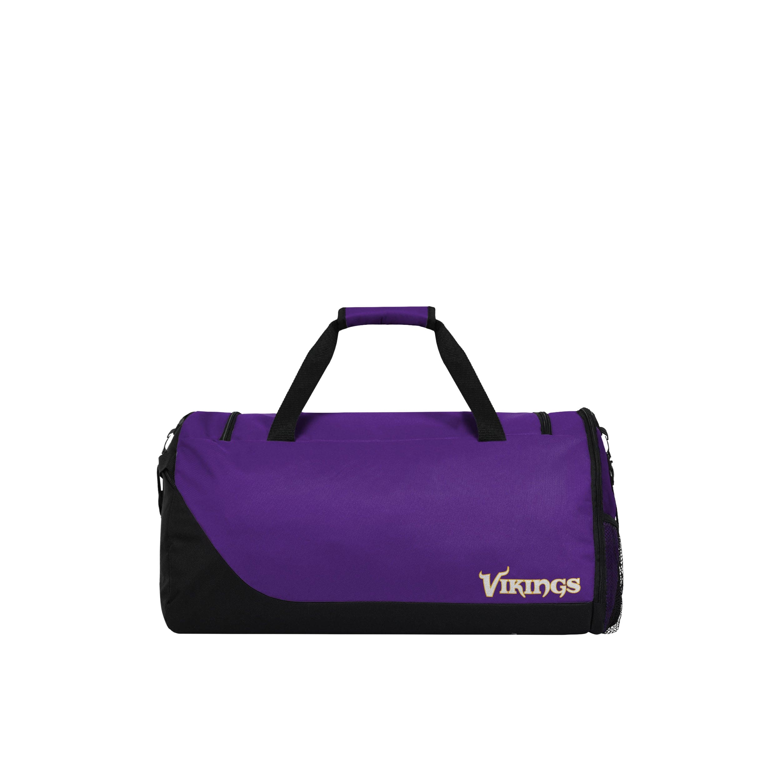 Minnesota Vikings NFL Solid Big Logo Duffle Bag - Image 4