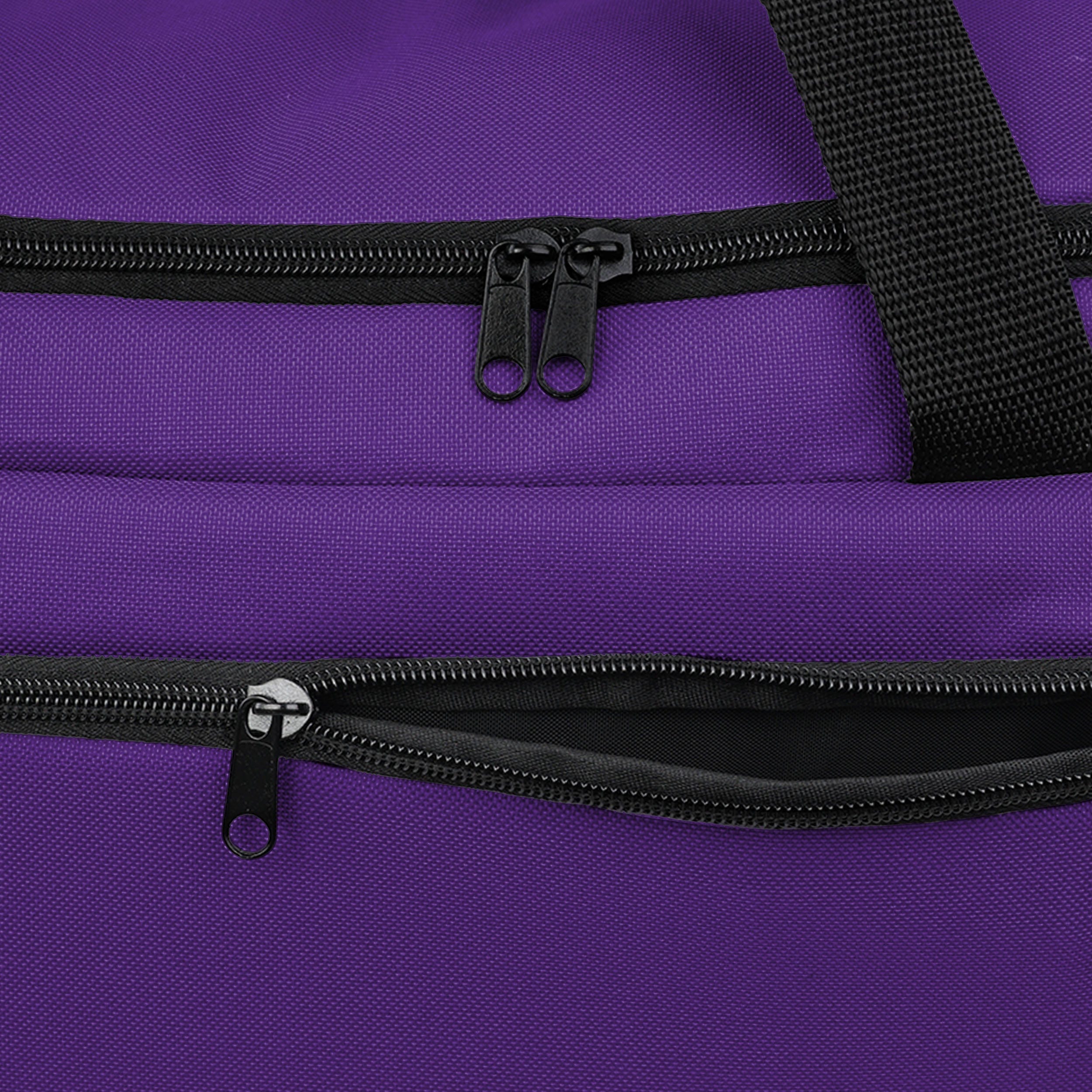 Minnesota Vikings NFL Solid Big Logo Duffle Bag - Image 5