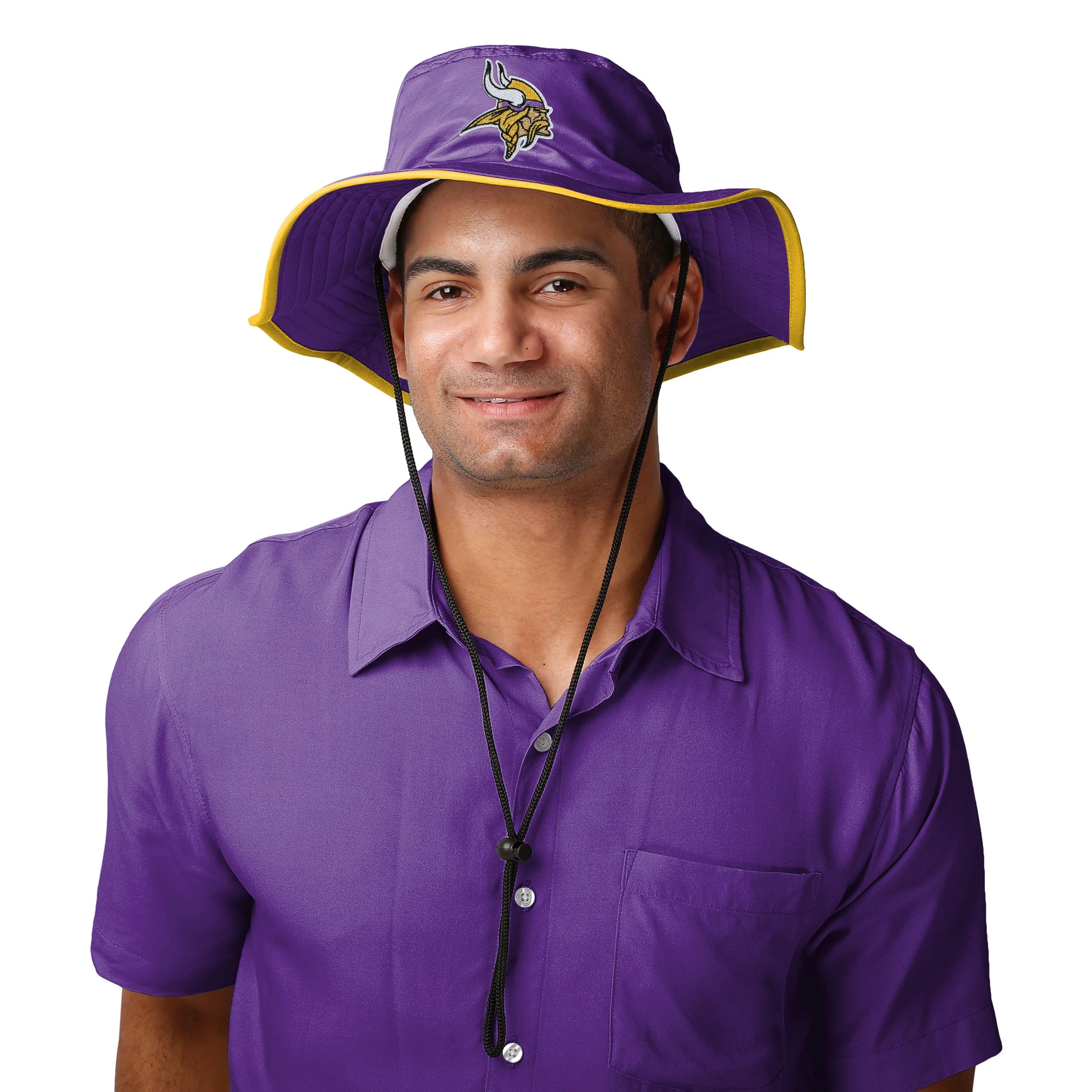 Minnesota Vikings NFL Solid Boonie Hat - Image 2