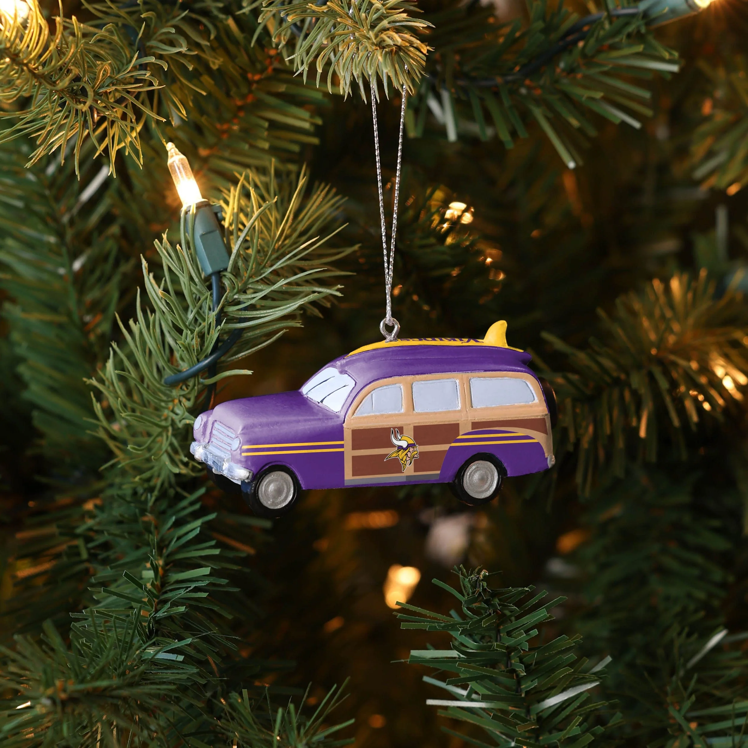 Minnesota Vikings NFL Station Wagon Ornament - Image 4