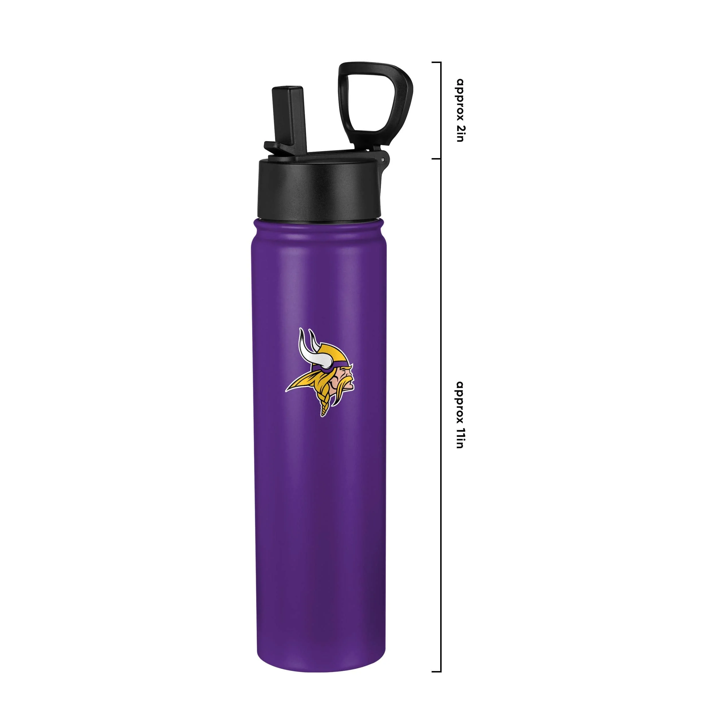 Minnesota Vikings NFL Team Color Insulated Bottle - Image 5