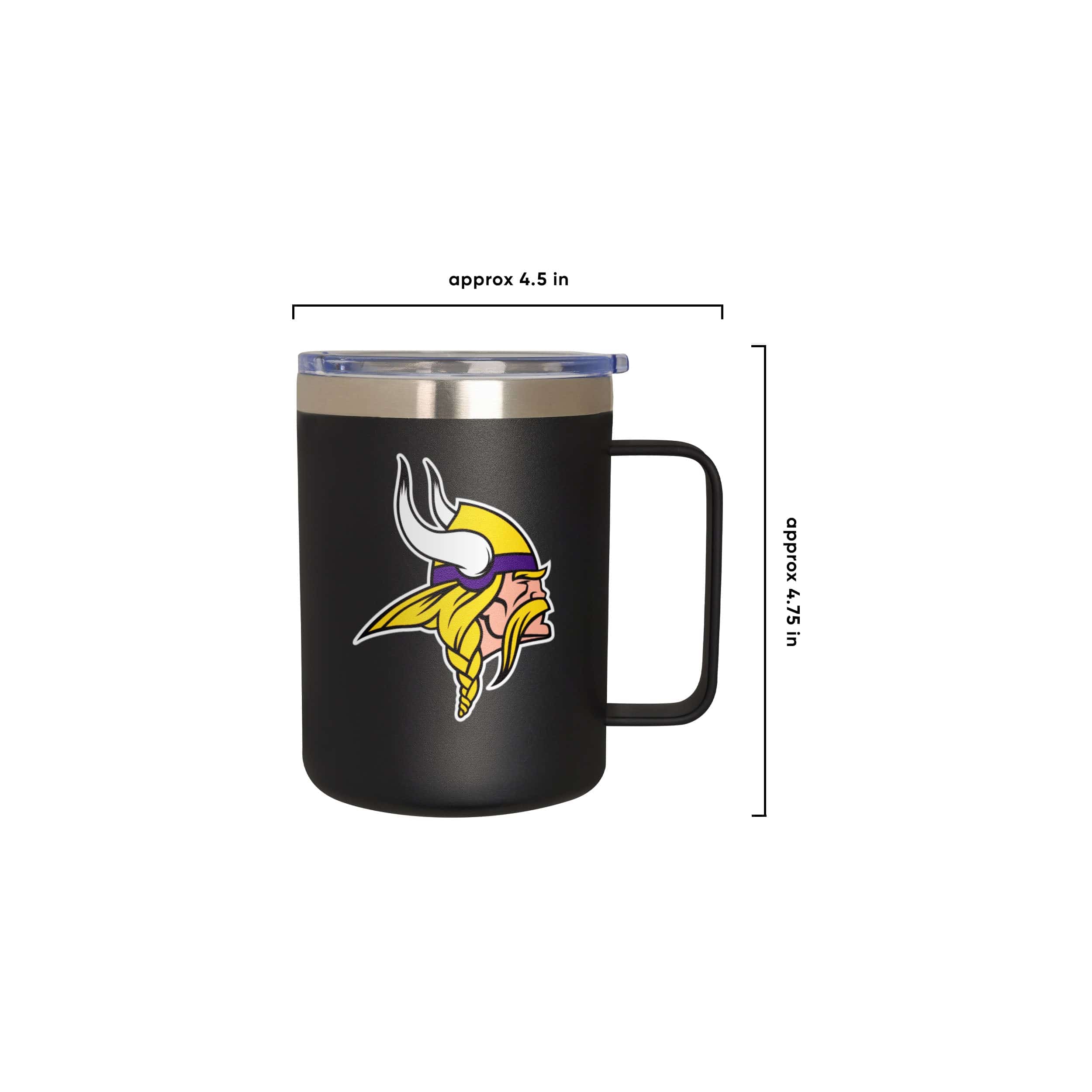 Minnesota Vikings NFL Team Color Insulated Stainless Steel Mug - Image 5