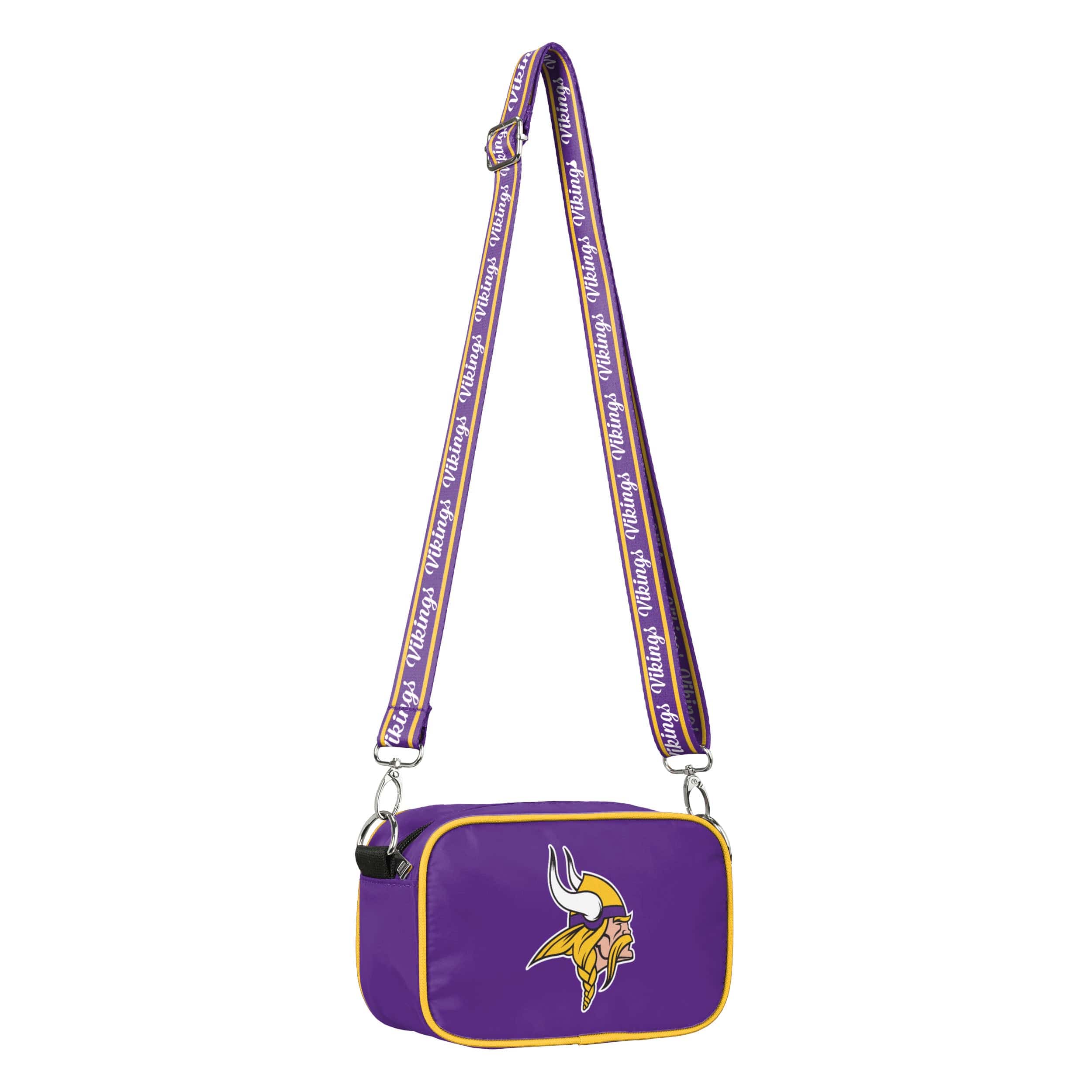 Minnesota Vikings NFL Team Logo Crossbody Bag - Image 2