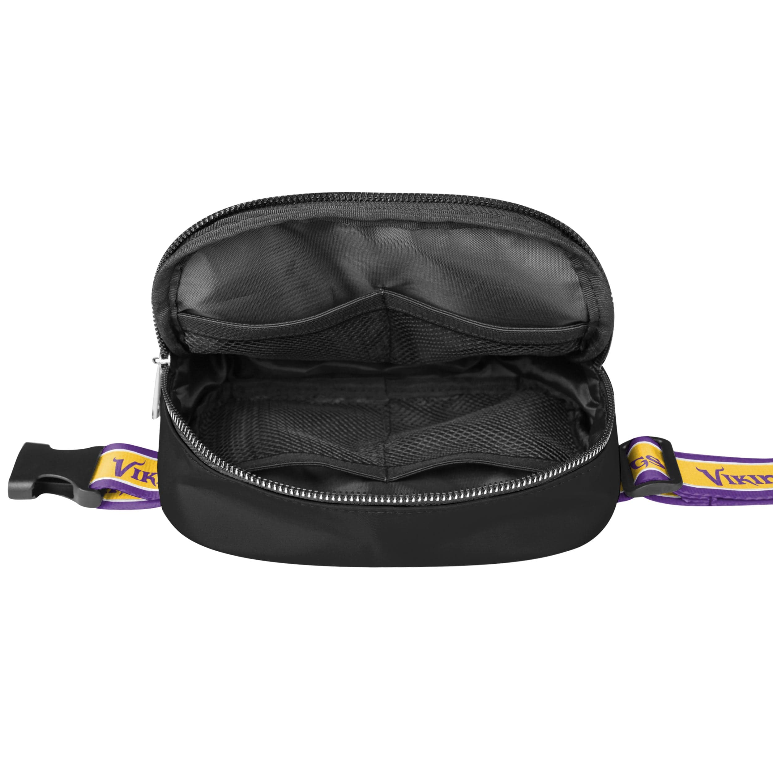 Minnesota Vikings NFL Team Wordmark Crossbody Belt Bag - Image 5