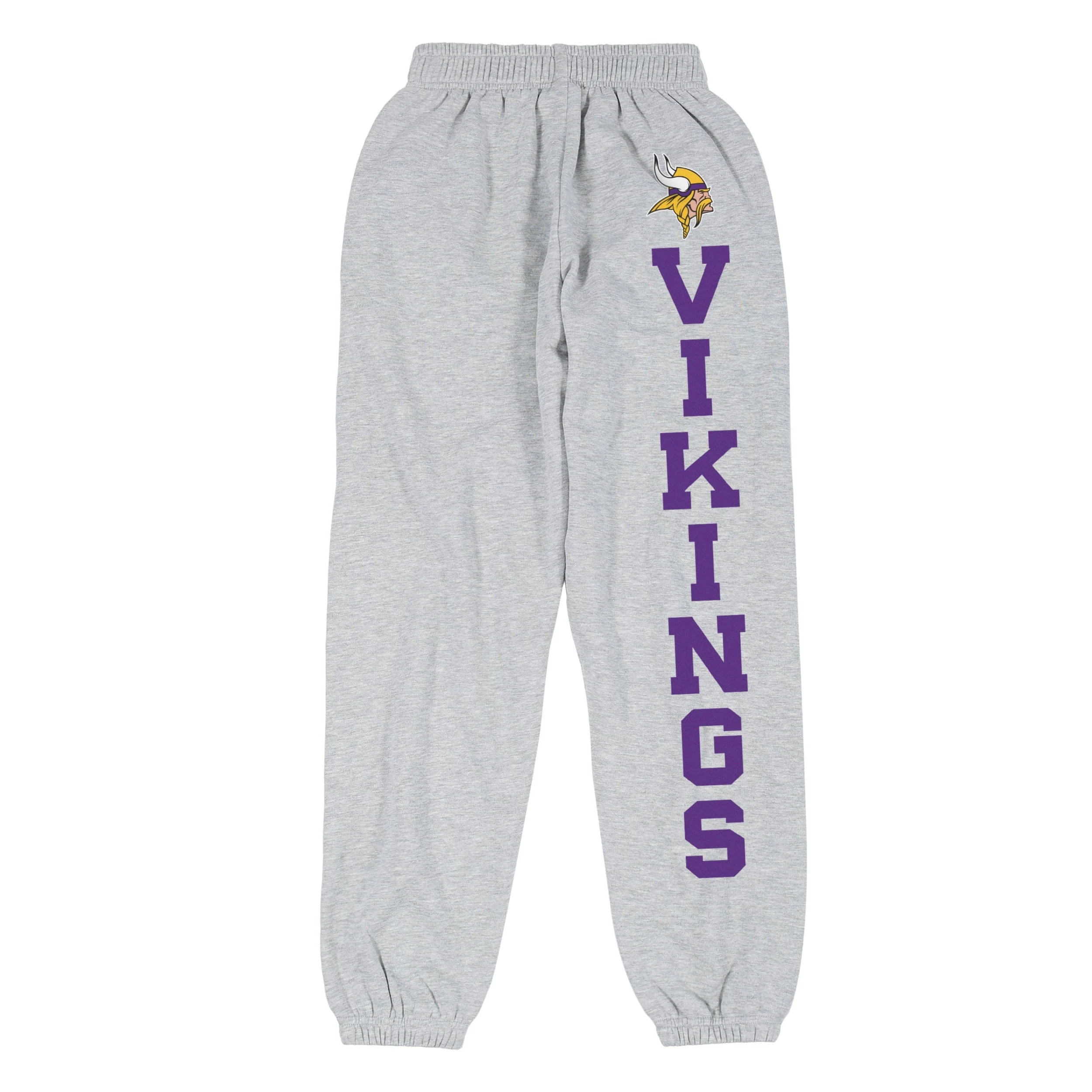 Minnesota Vikings NFL Womens Big Wordmark Gray Sweatpants - Image 5