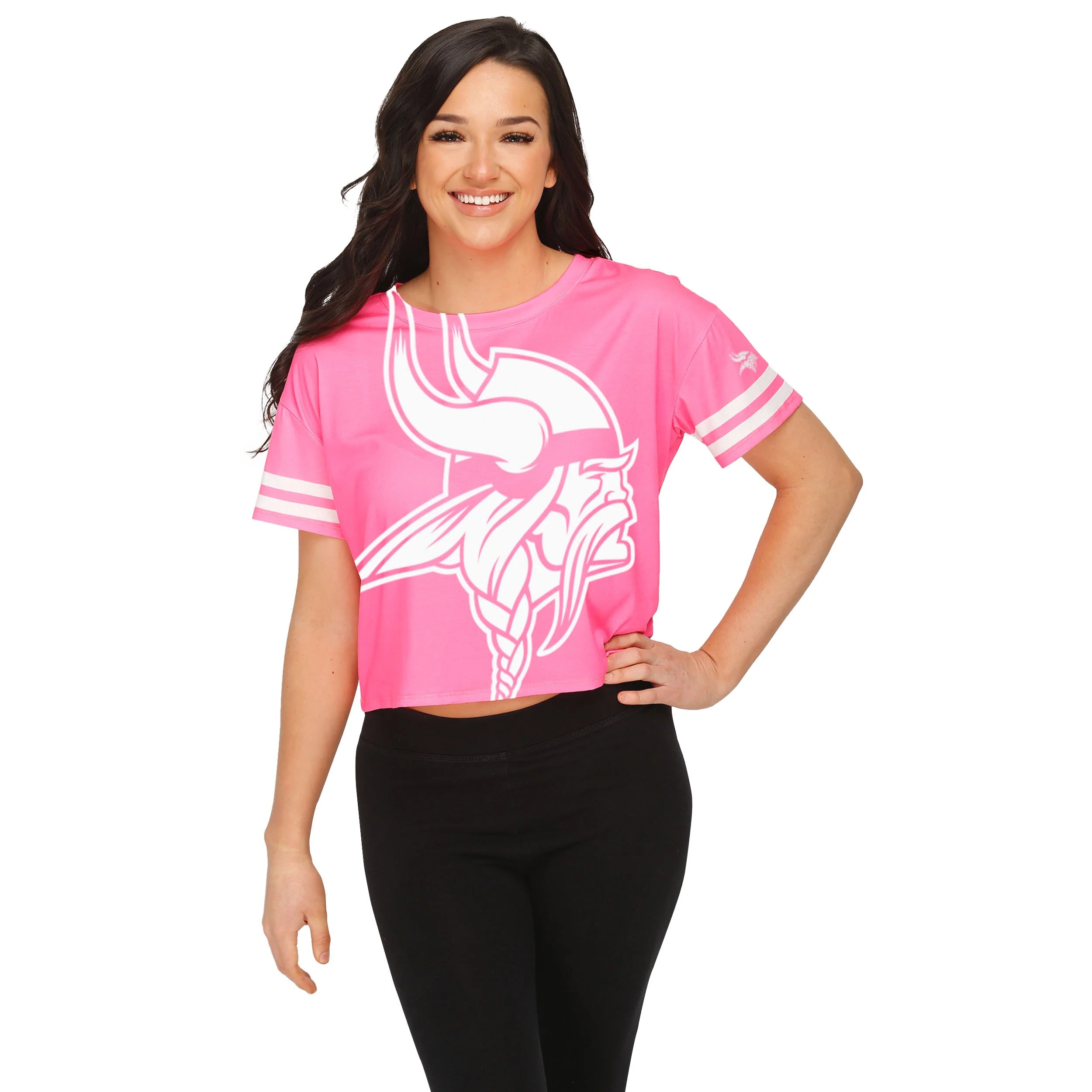 Minnesota Vikings NFL Womens Highlights Crop Top