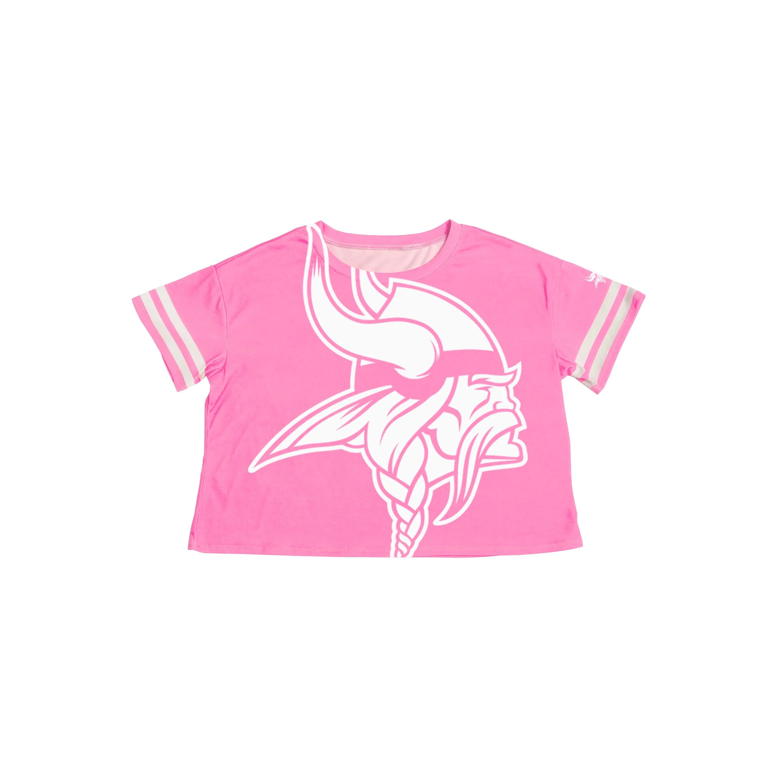 Minnesota Vikings NFL Womens Highlights Crop Top - Image 4