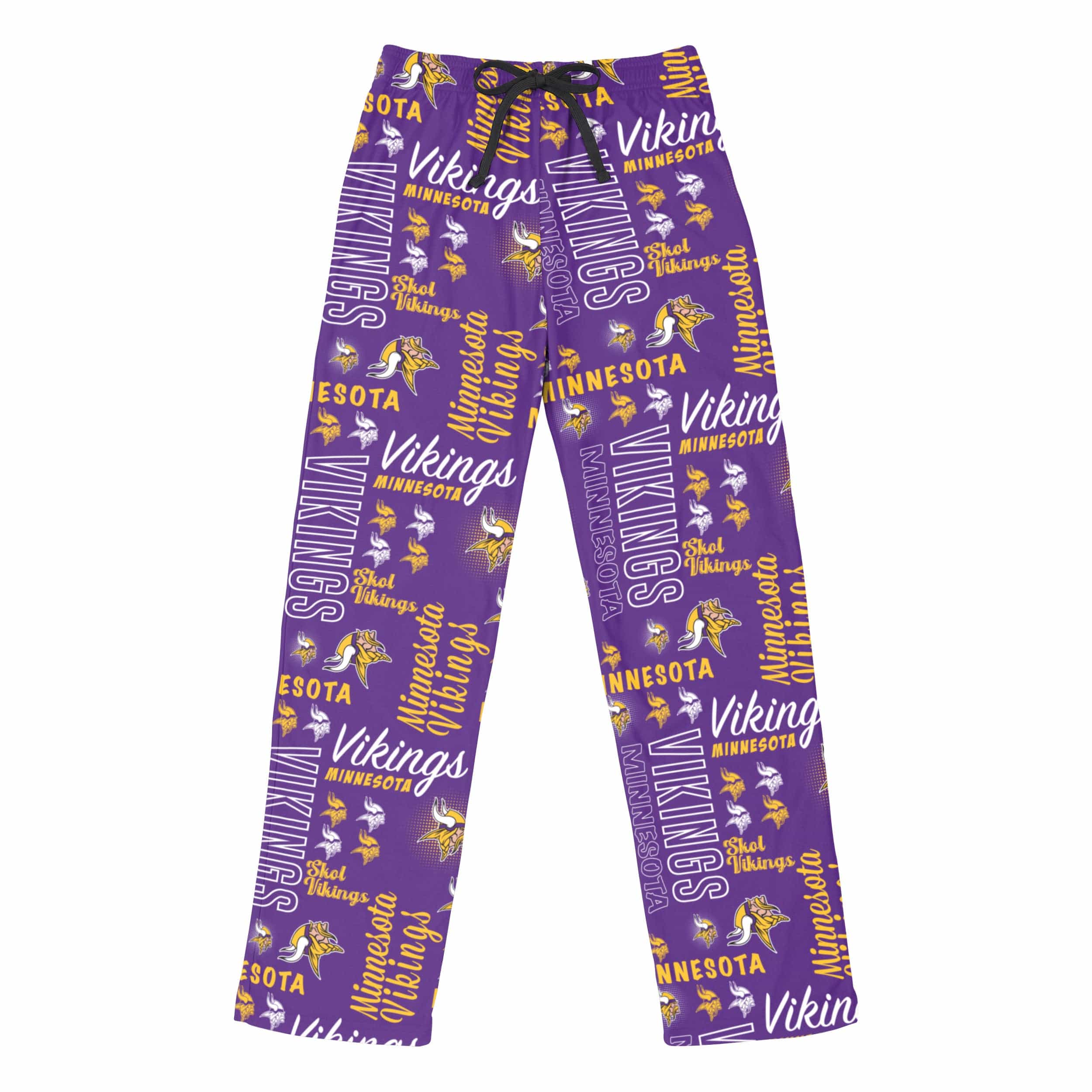 Minnesota Vikings NFL Womens Mini Print Lounge Pants - Image 4
